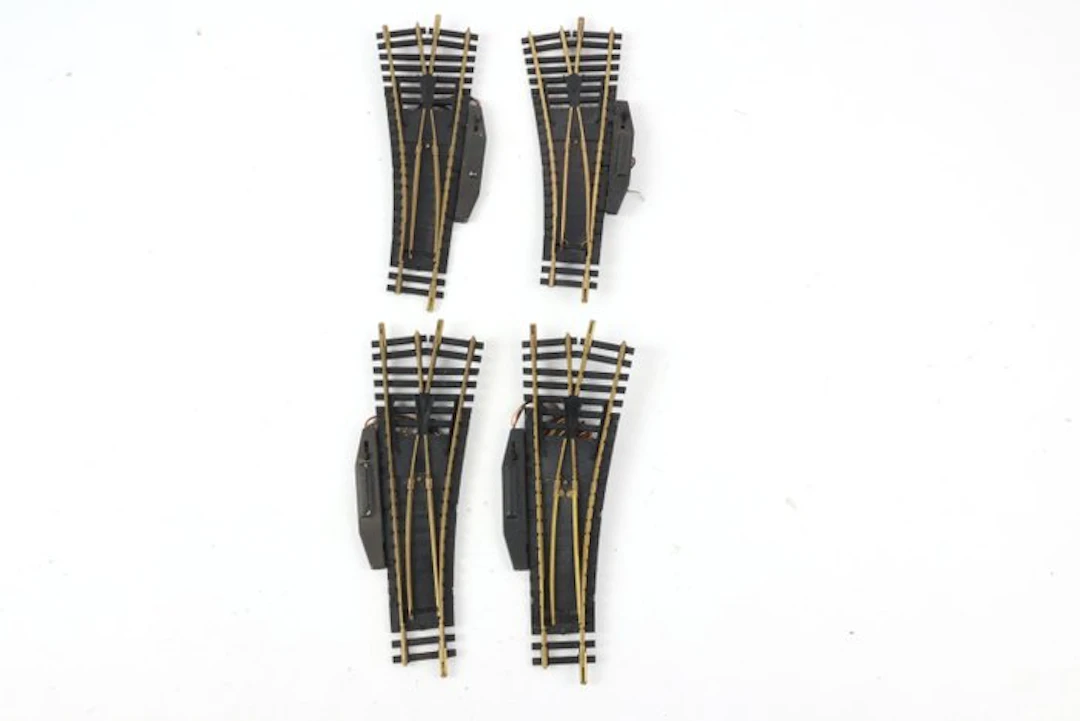 Fleischmann H0 - 6044L/6044R - Model train tracks (4)...