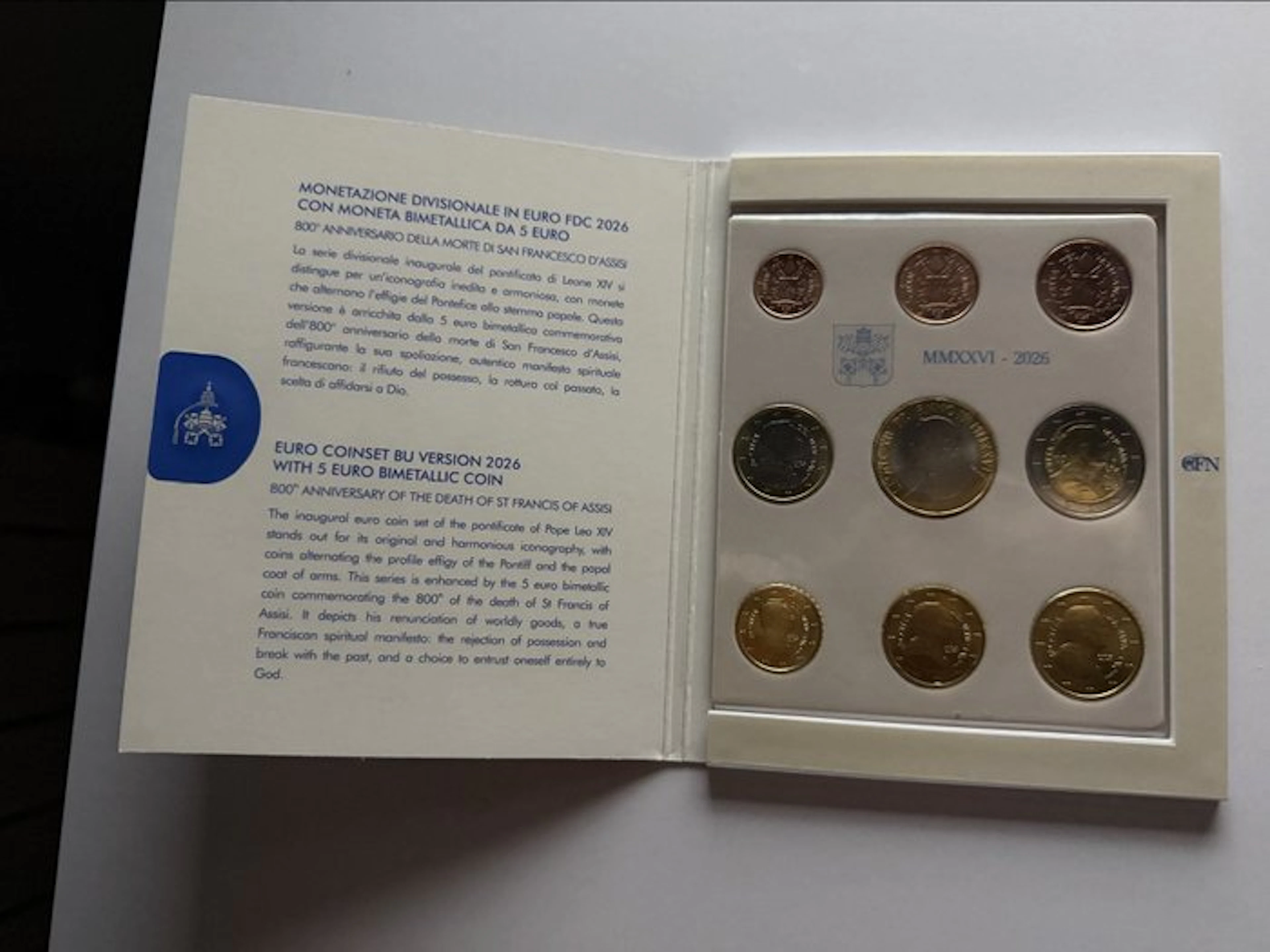Vatican. Year Set (BU) 2026 "Emissione Speciale" (No reserve price)