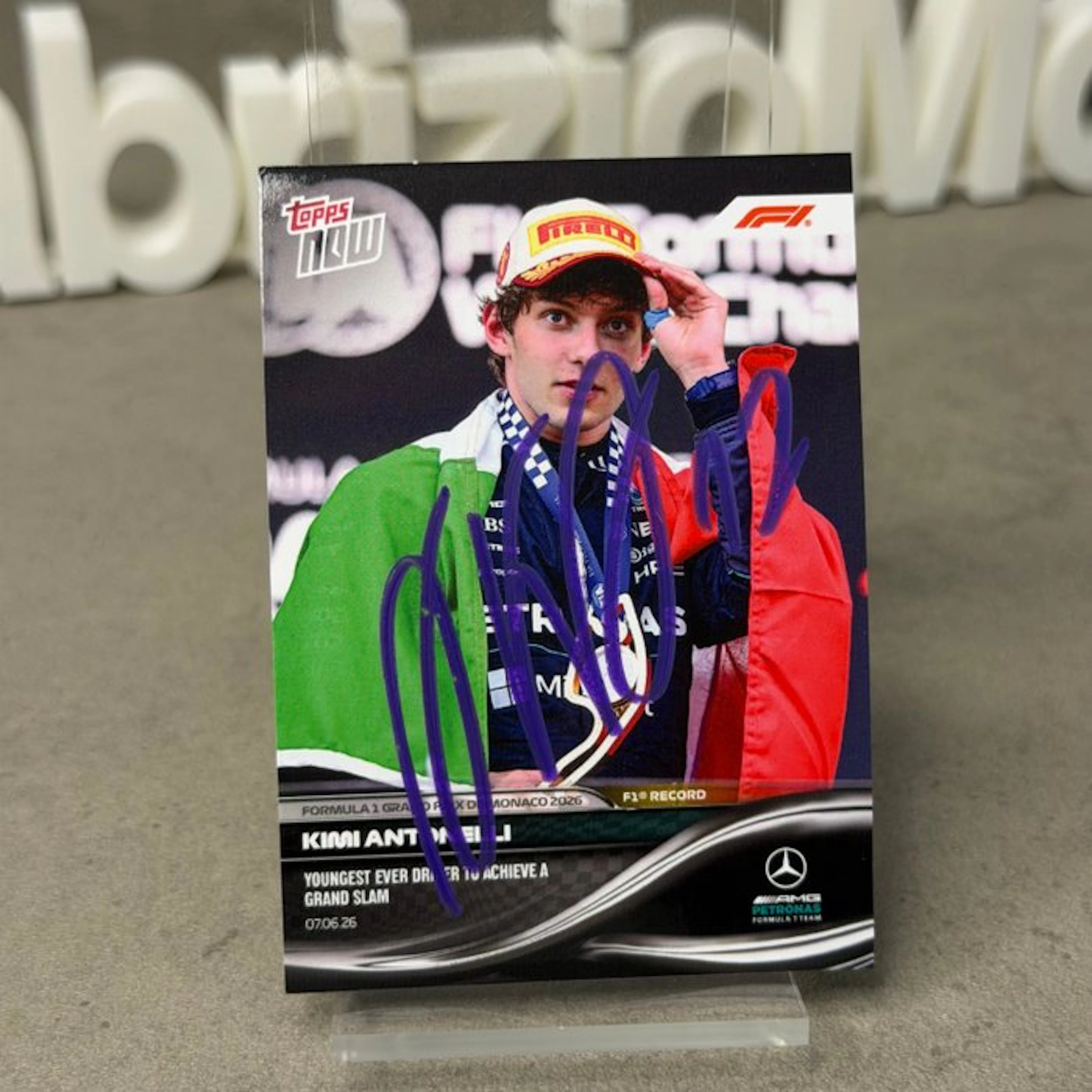 Mercedes - Topps Now - Youngest ever driver to achieve a...