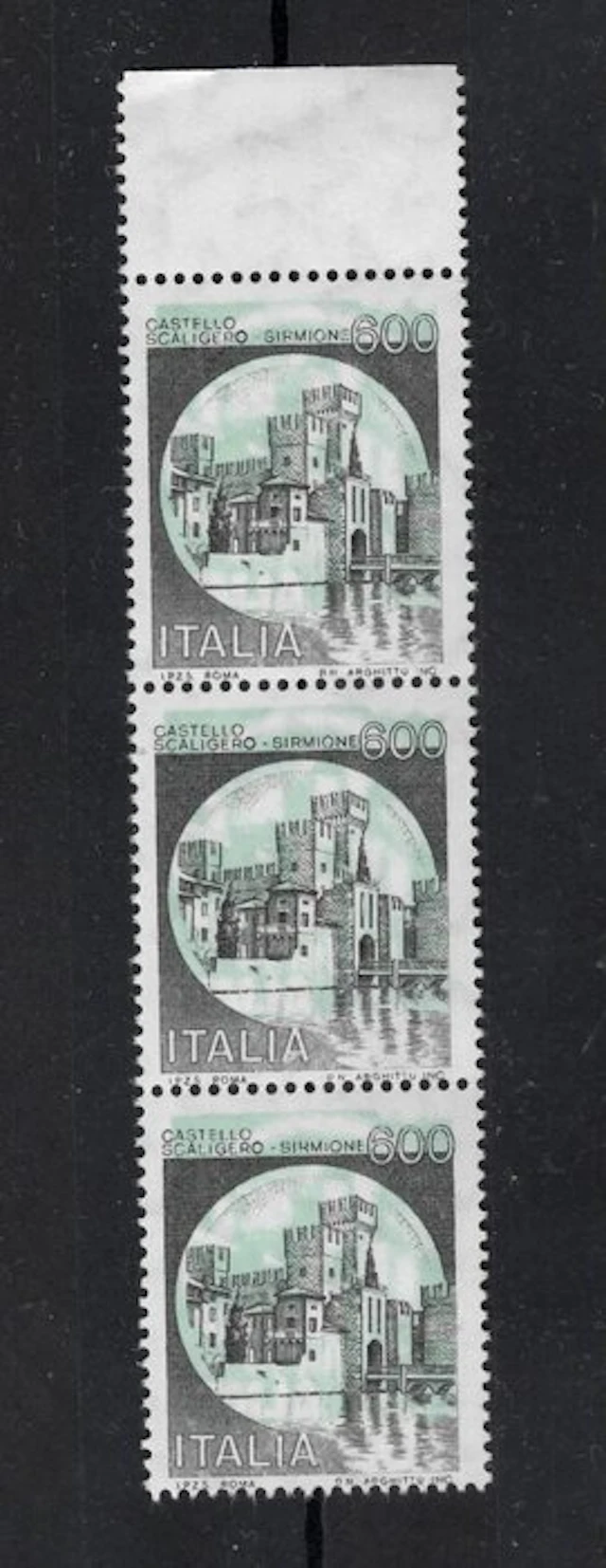 Italy 1980 - variety Italian Republic - Castelli 600 lire...