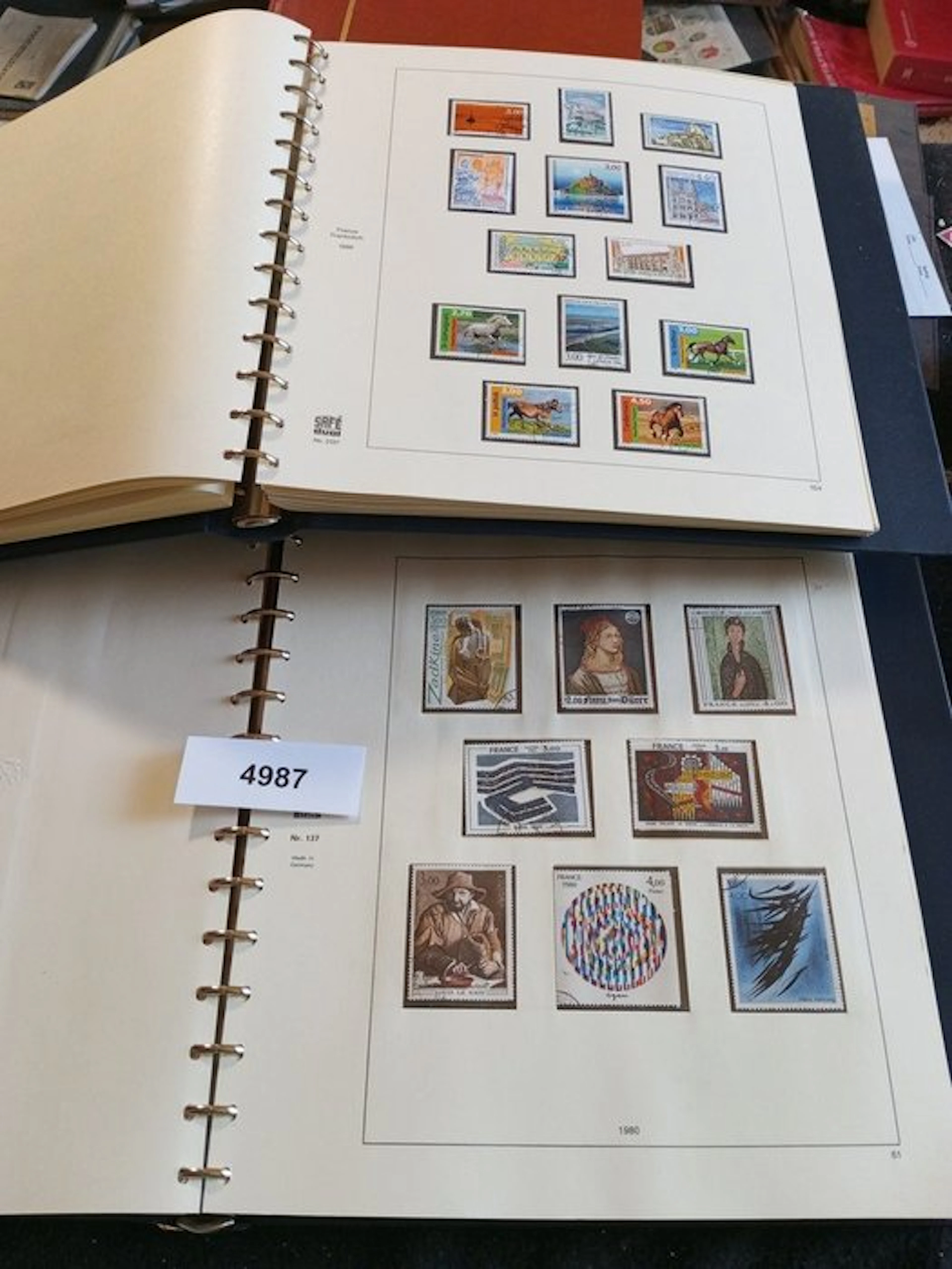 France 1975/2000 - Collection in 2 Safe-Albums, 1975/1991 & 1992/2000