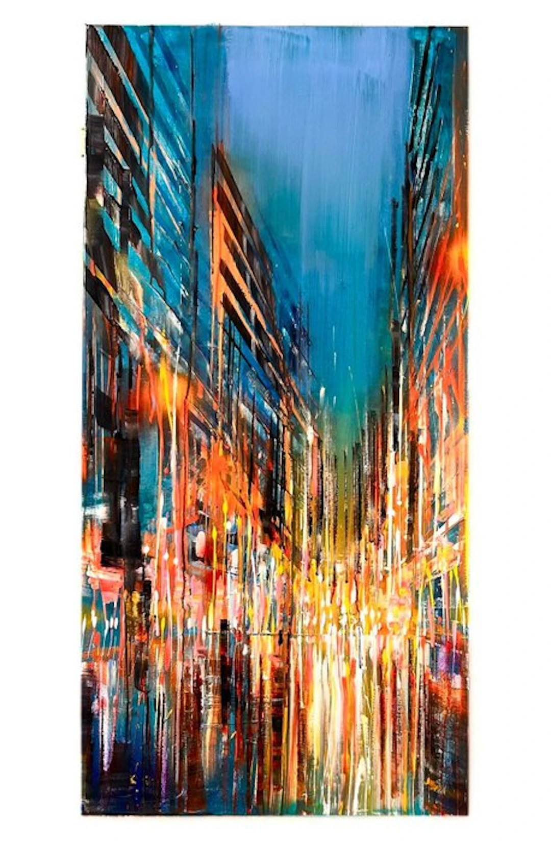 Bianca Prettau (XX) - City in action painting
