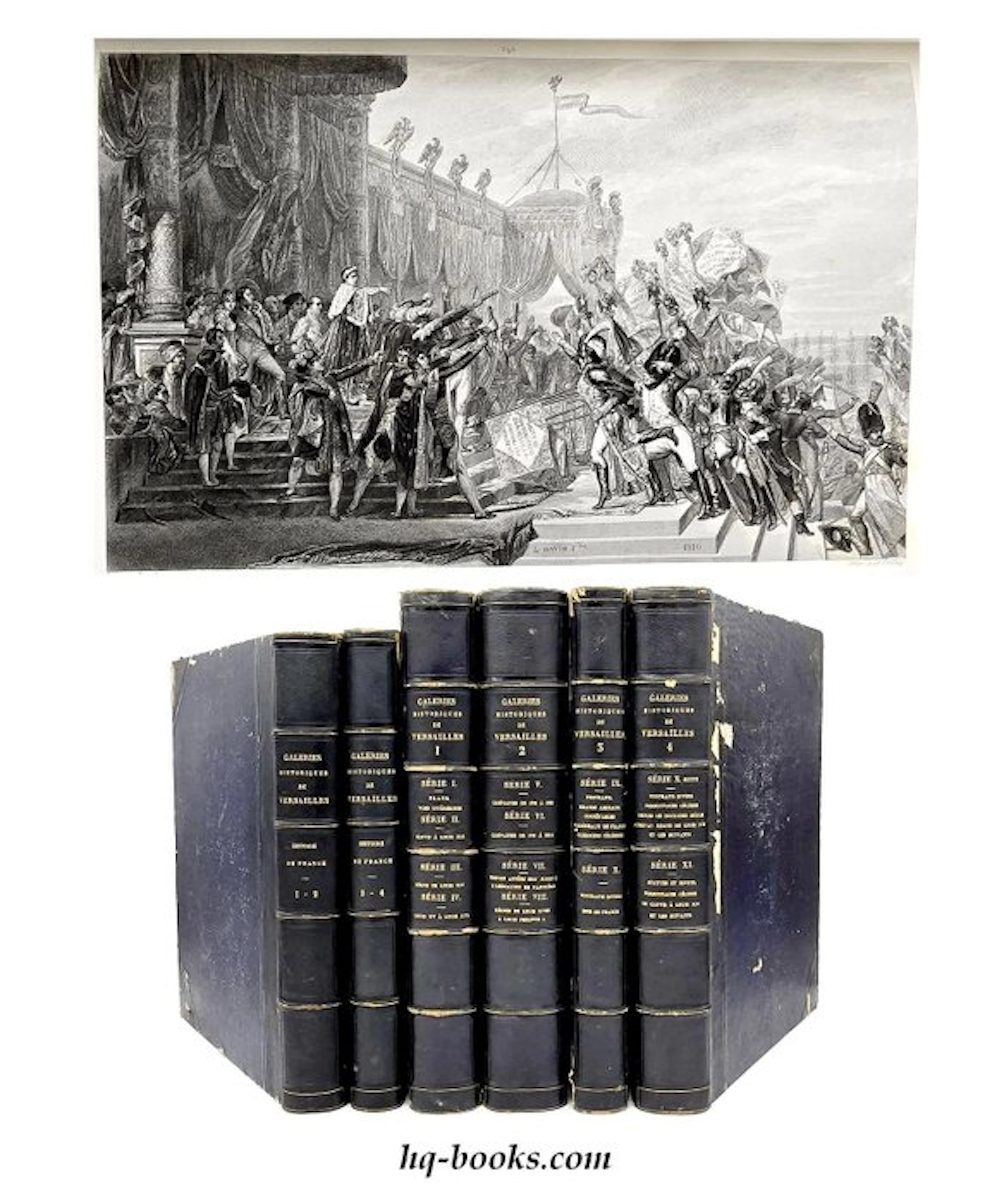 Gavard - Galeries historiques de Versailles + Histoire de France - 1838-1841