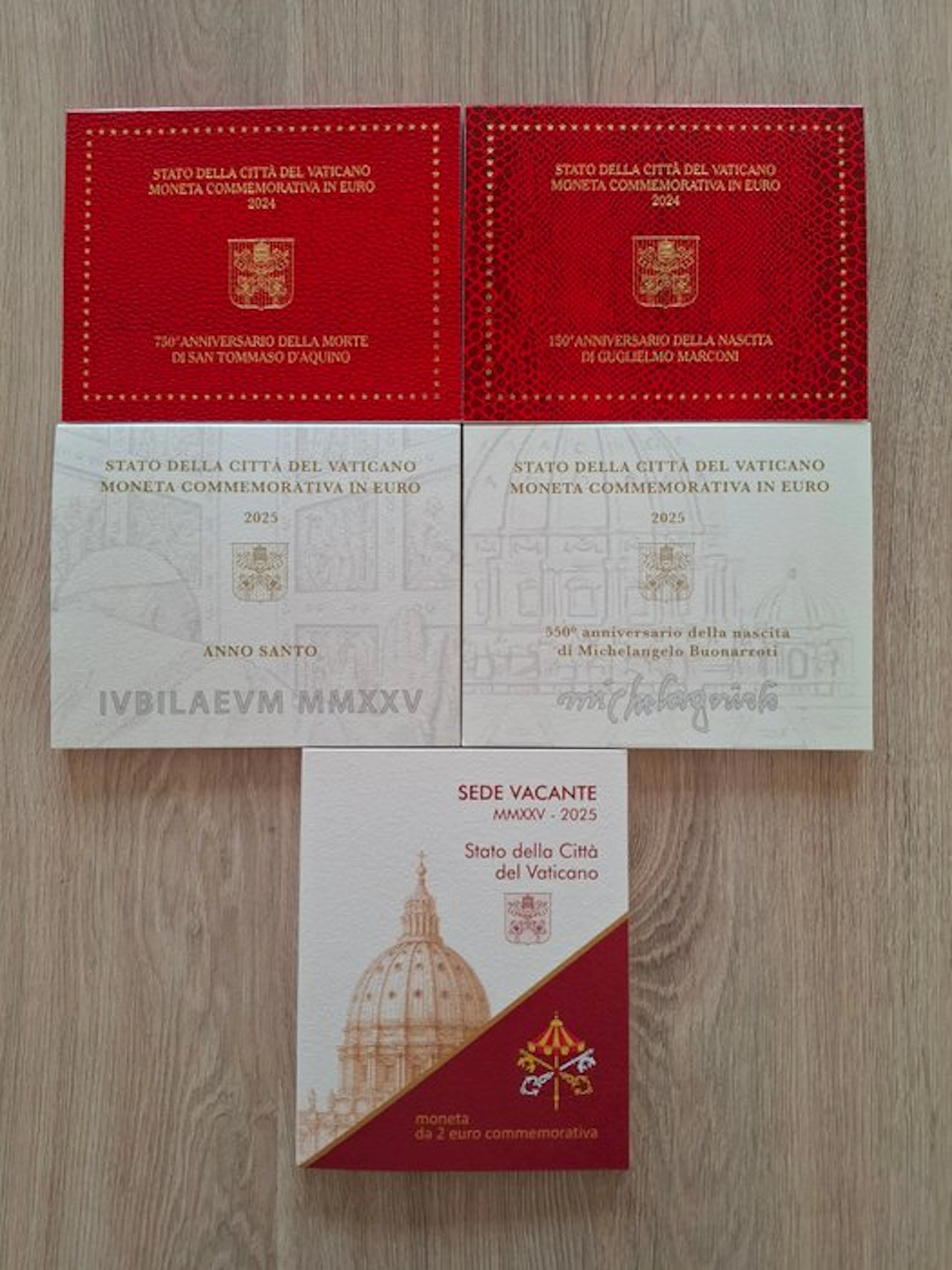 Vatican. 2 Euro 2024/2025 (5 coins)