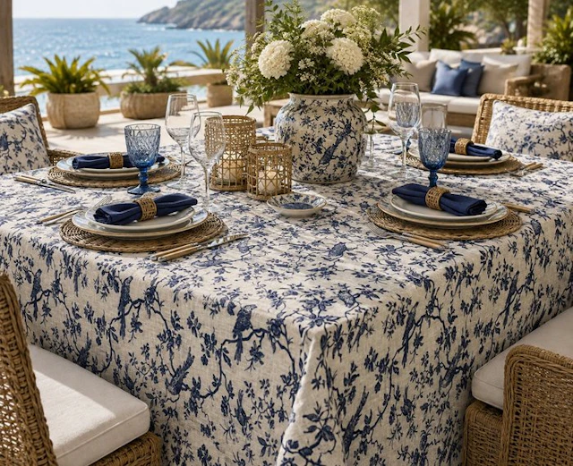 Exotic from the East - Tablecloth - 250 cm - 130 cm