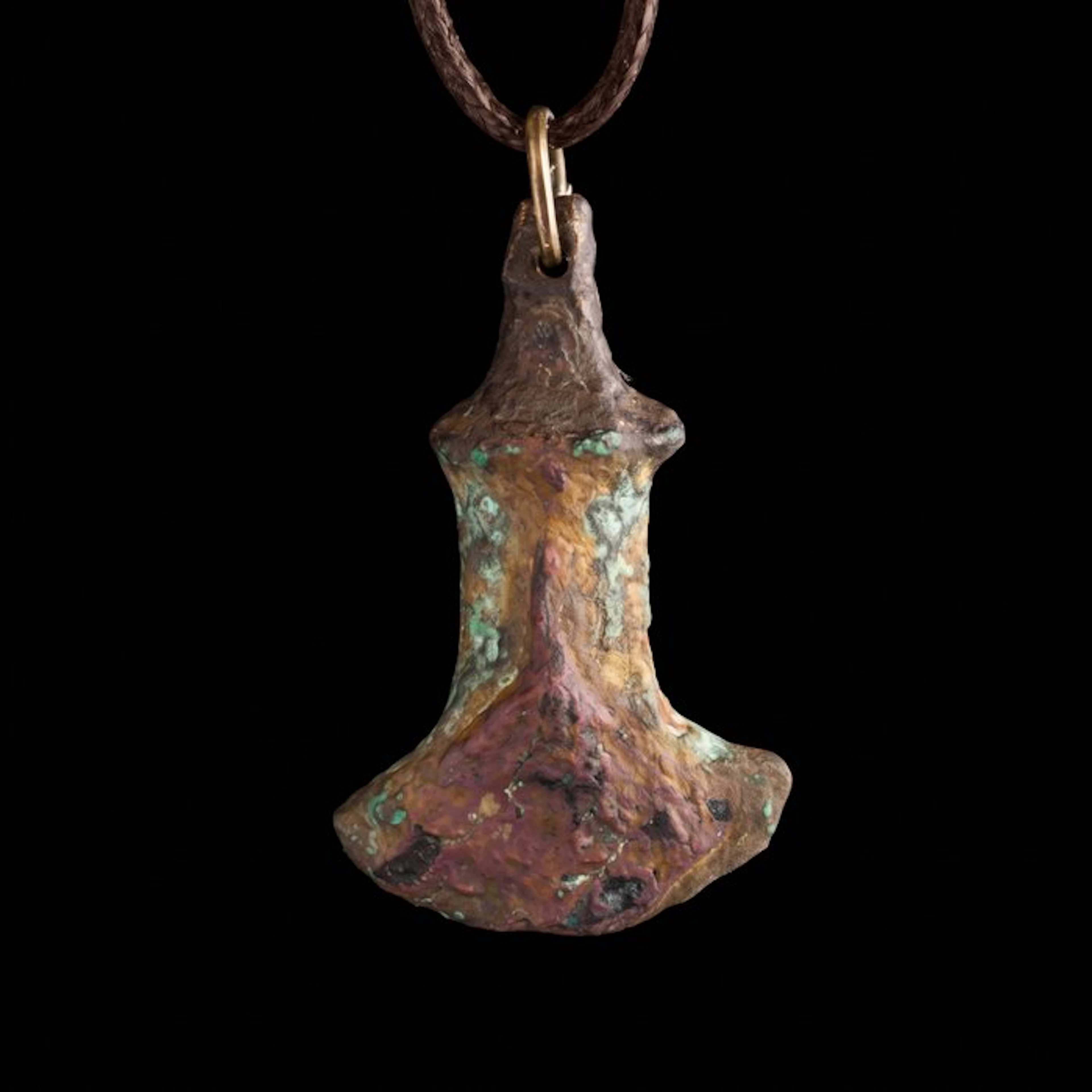 Viking Era Bronze Mjölnir-Type Pendant — Thor’s Hammer...