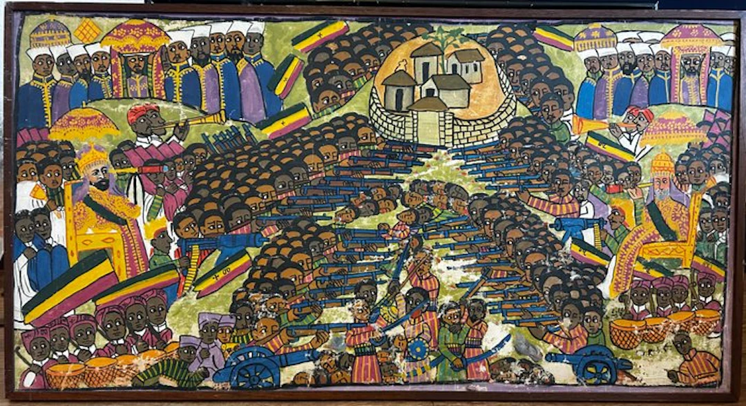 Unknown artist - Äthiopisches Volksgemälde –...