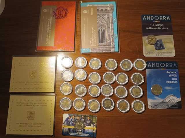 Europe. 2 Euro 2017 (31 coins incl. 7 coincards) (No reserve price)