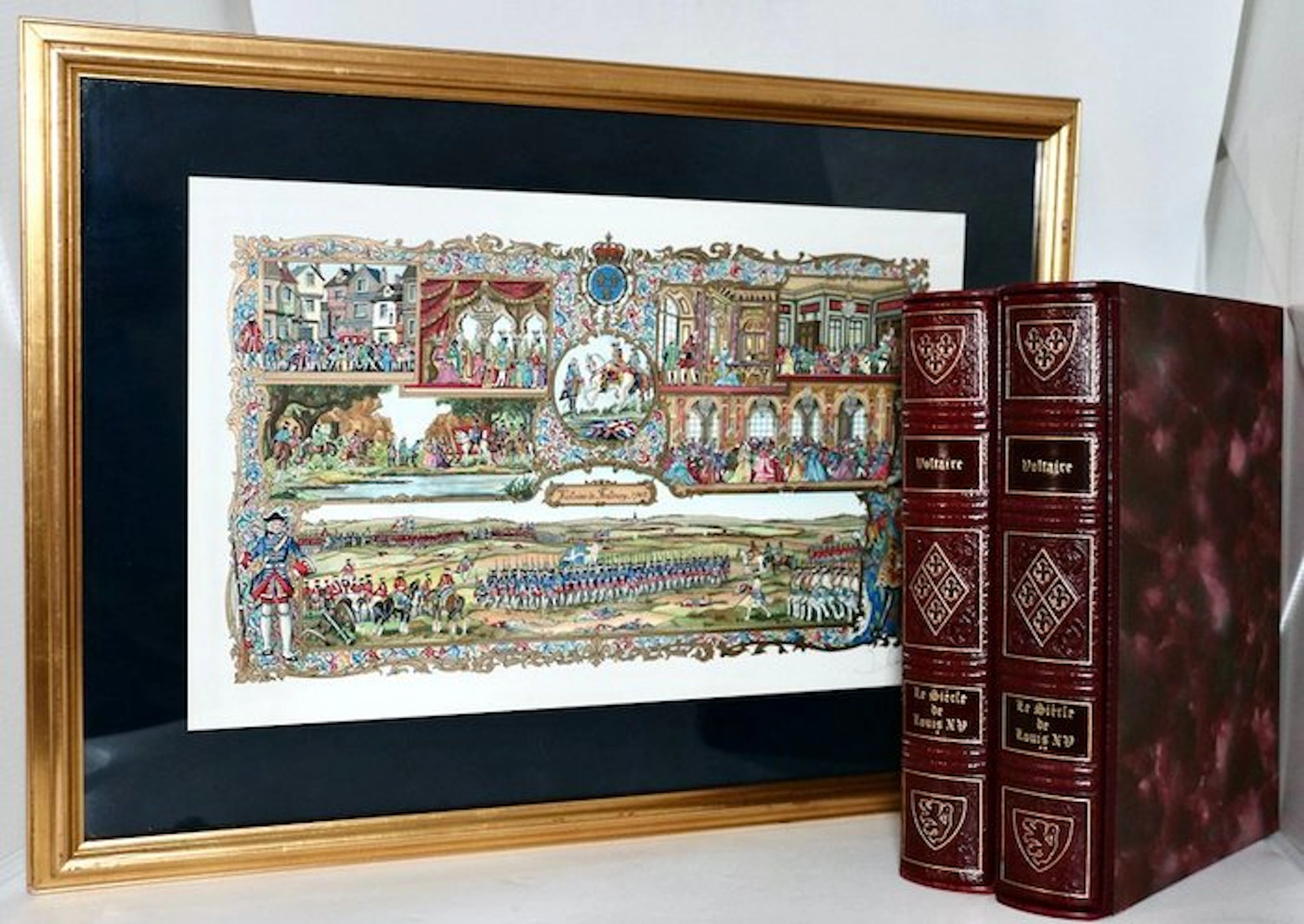 [miniaturiste] VOLTAIRE / Jean GRADASSI - Le Siècle de Louis XV [1/150 ex