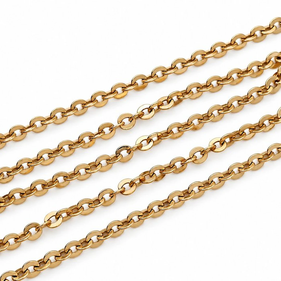 UnoAErre - Necklace - 18 kt. Yellow gold - Made in Italy - Handmade