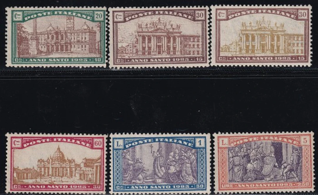 Italy Kingdom 1924/42 - 10 complete sets with intact Military Post