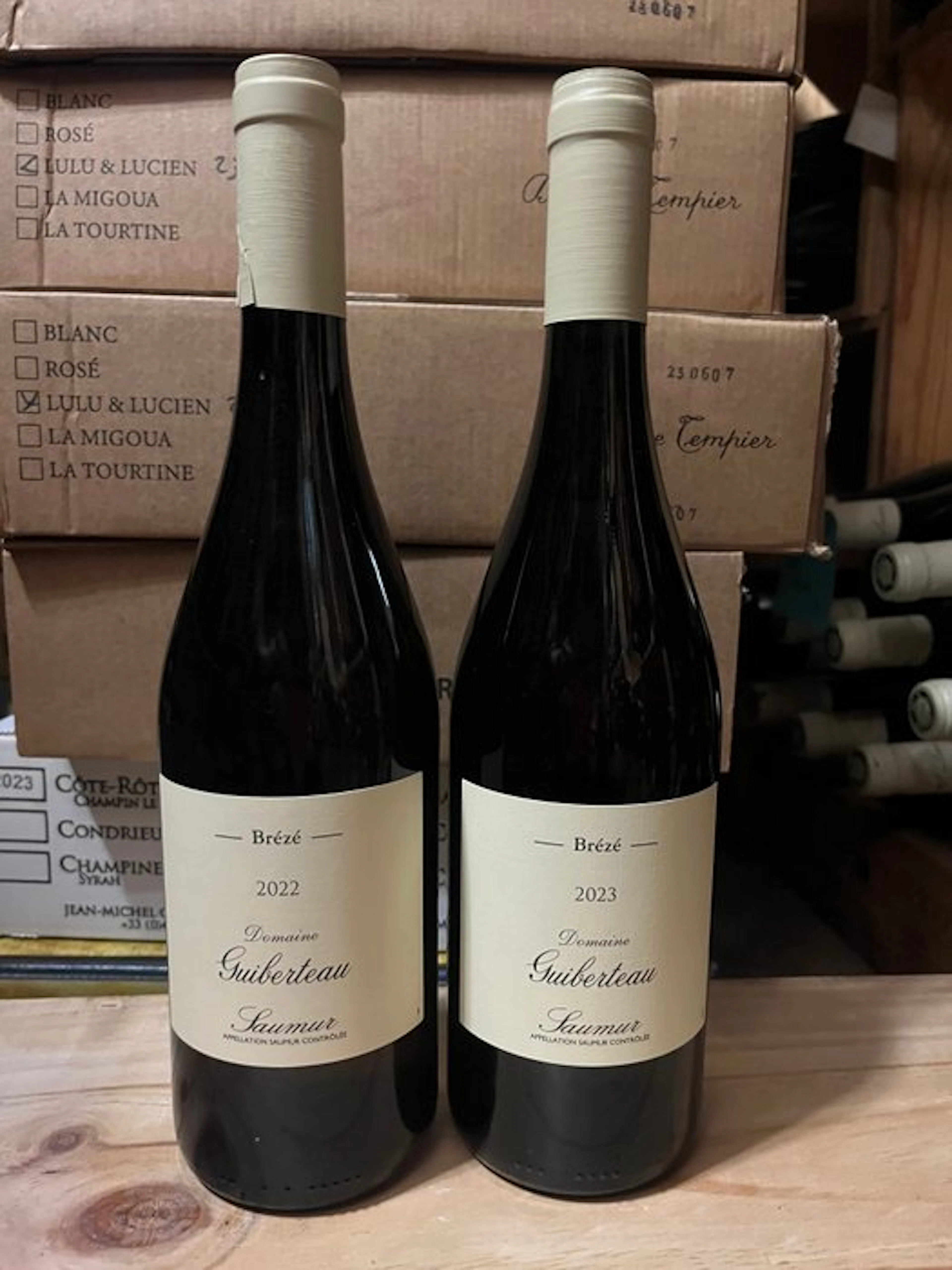 2022 & 2023 Domaine Guiberteau "Brézé" - Saumur - 2 Bottles (0.75L)