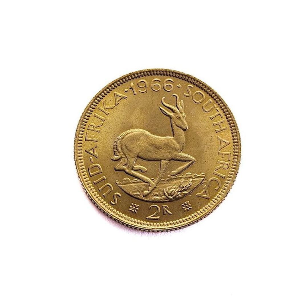 South Africa. 2 Rand 1966 - Jan van Riebeeck