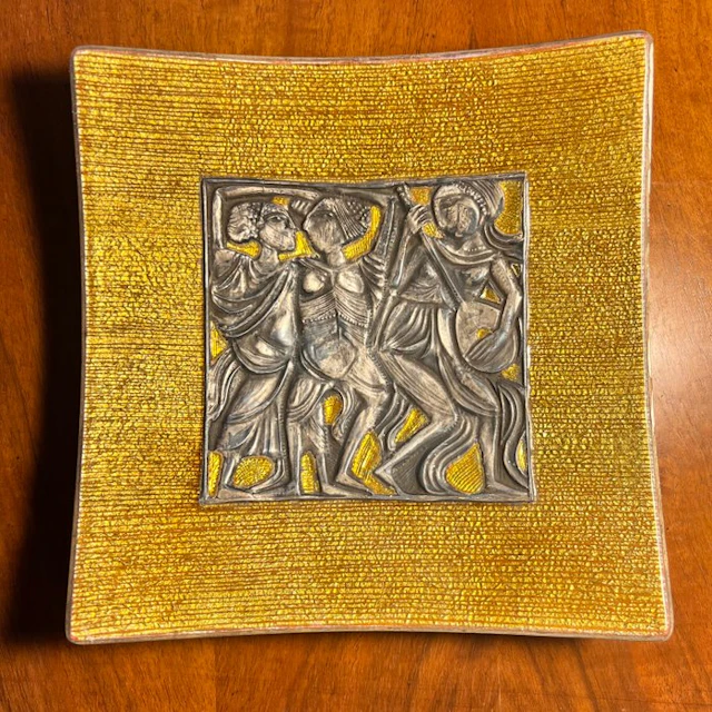 Studio Del Campo - Del Campo - Centrepiece - Enamelled copper, gold leaf