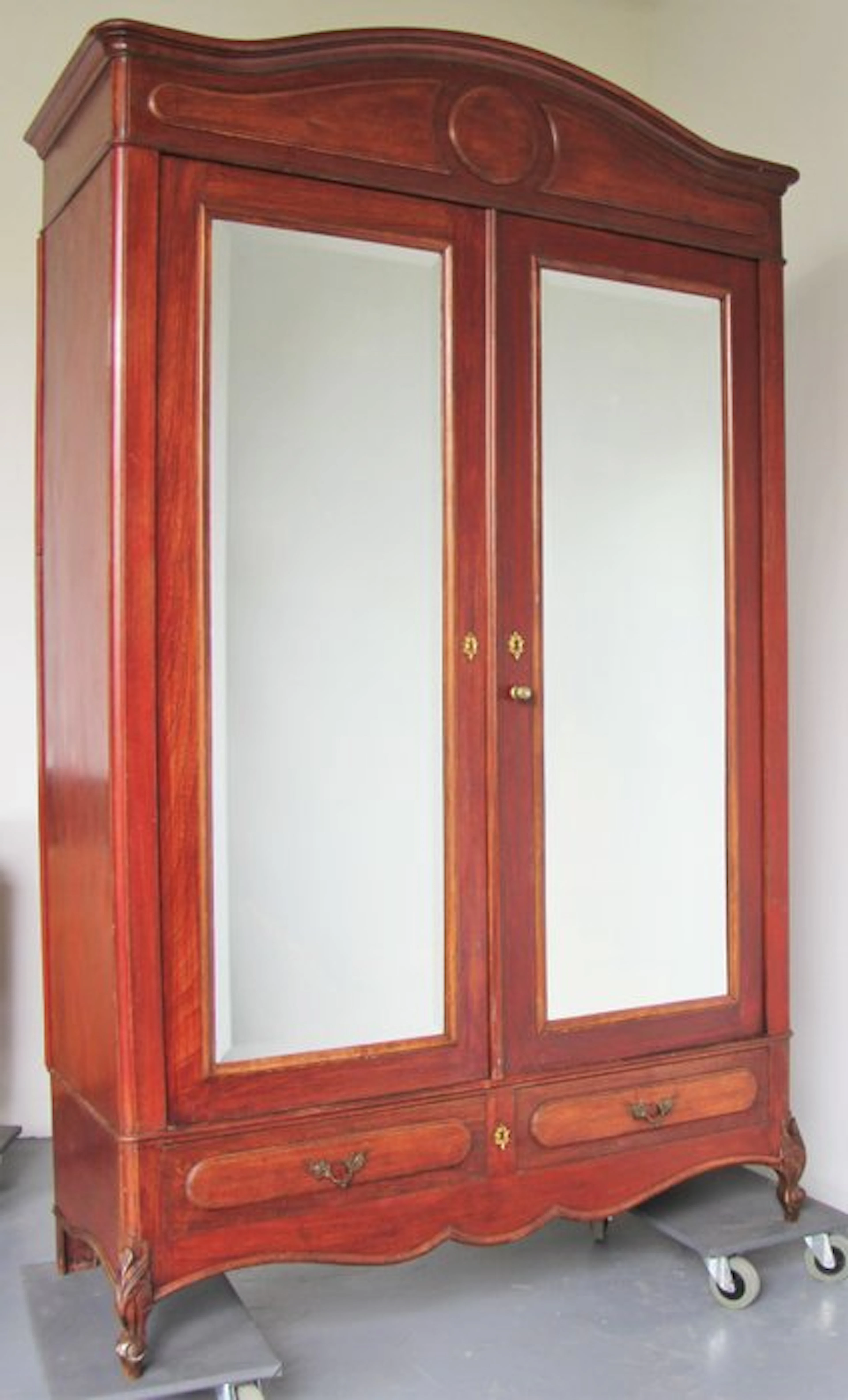 Wardrobe - Walnut, Glass - Delivery available