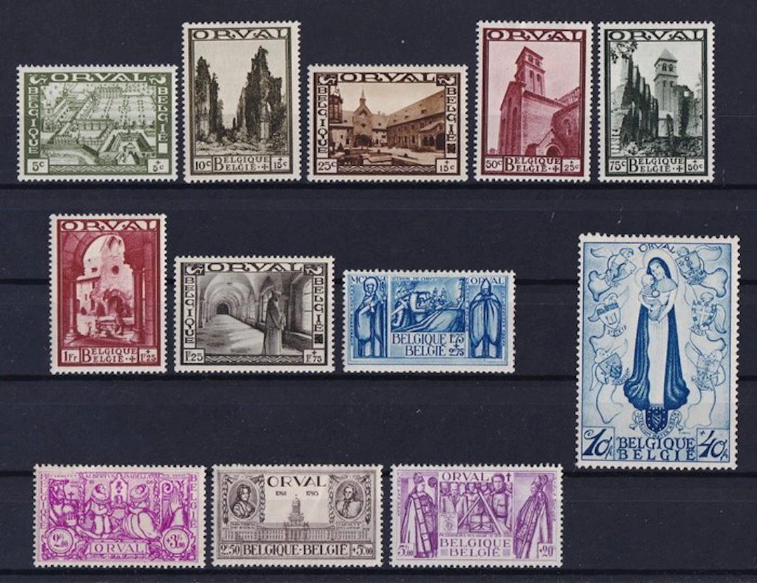 Belgium 1933 - Grote Orval series - OBP/COB 363/74