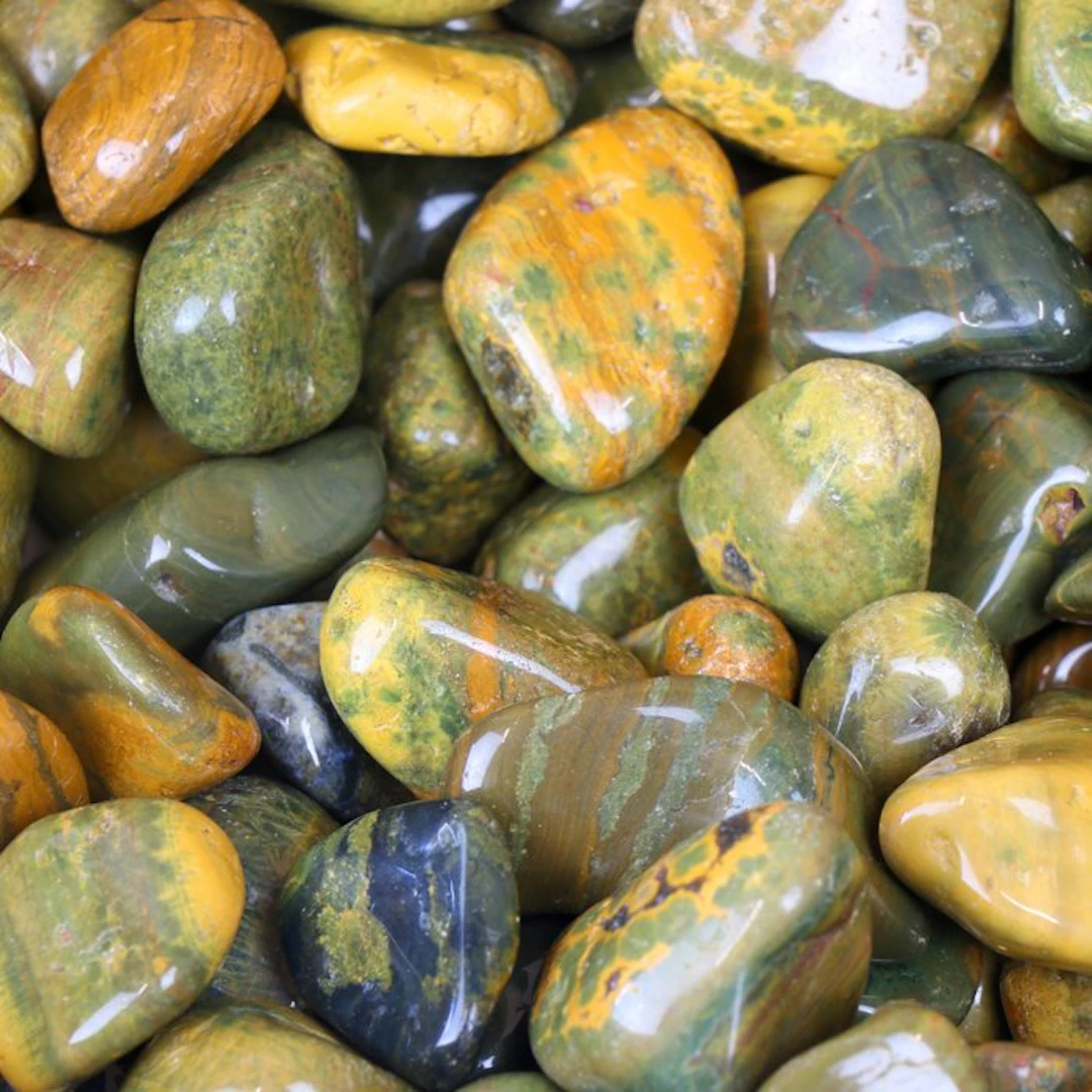 Rare! - Bumbelbee Jasper - Tumbled Stones - Lot- 1 kg