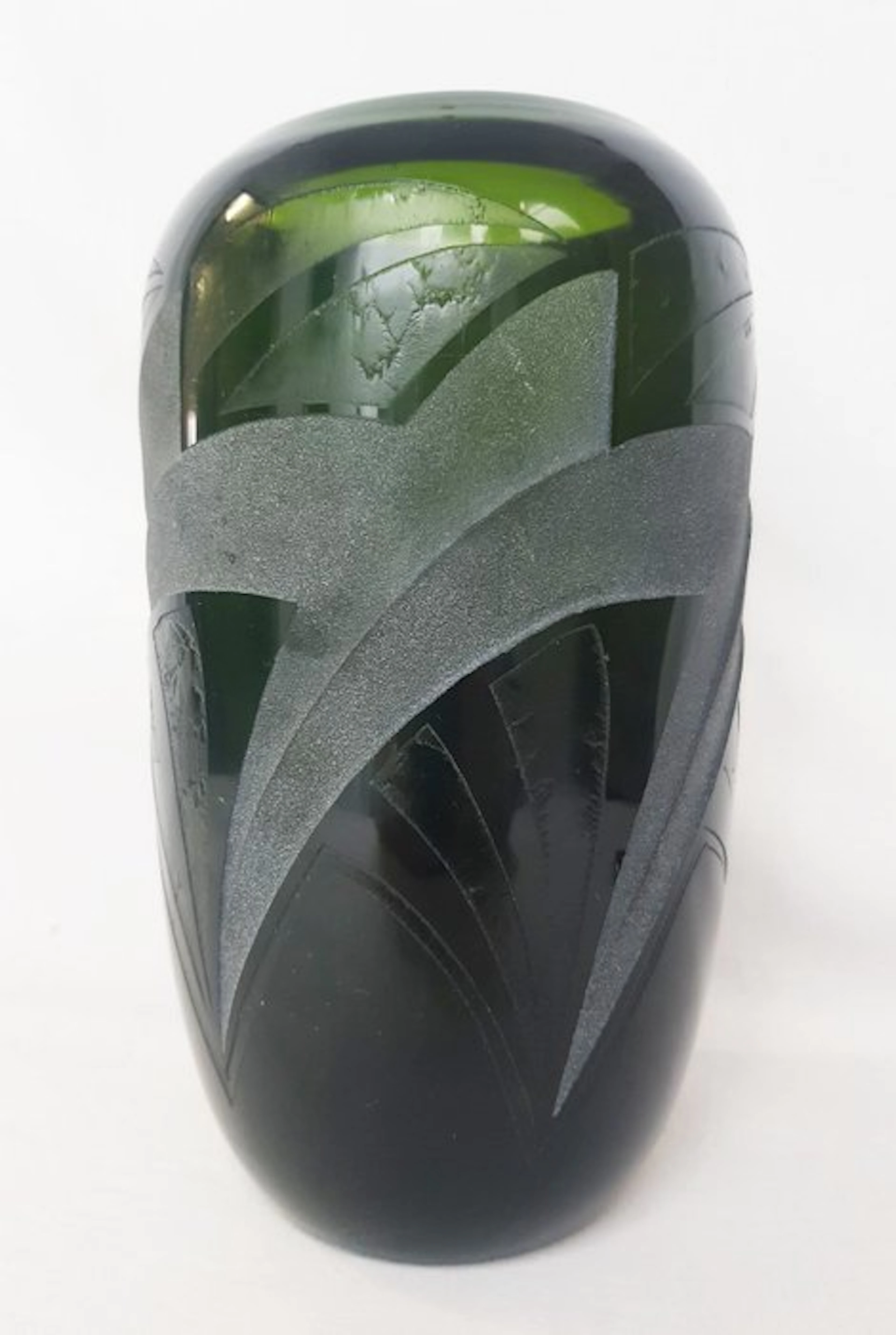 Legras - Vase - deep-etched glass - Geometric decor