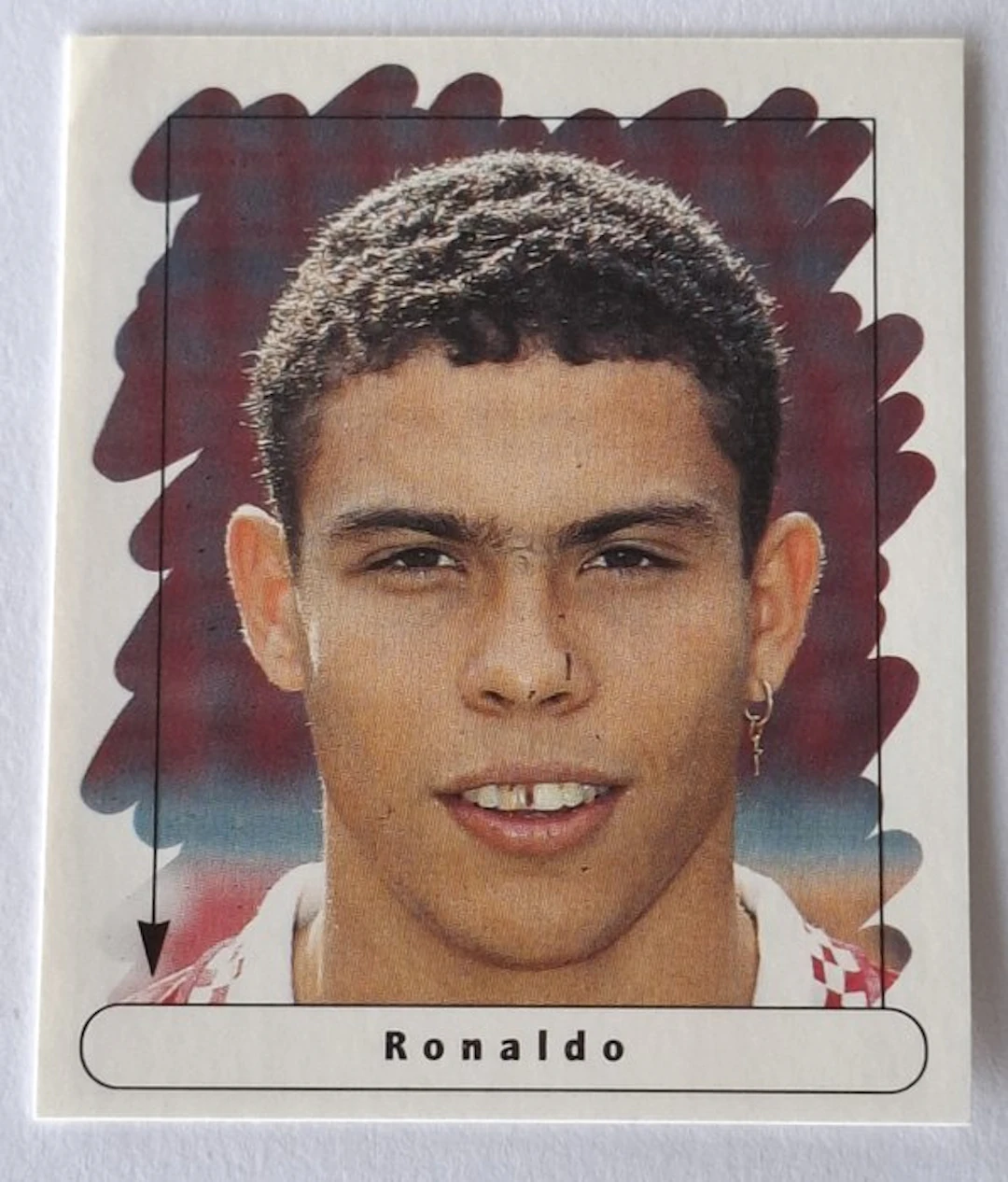 Junior Stickers 1995 Ronaldo Nazário ROOKIE Year - #118...