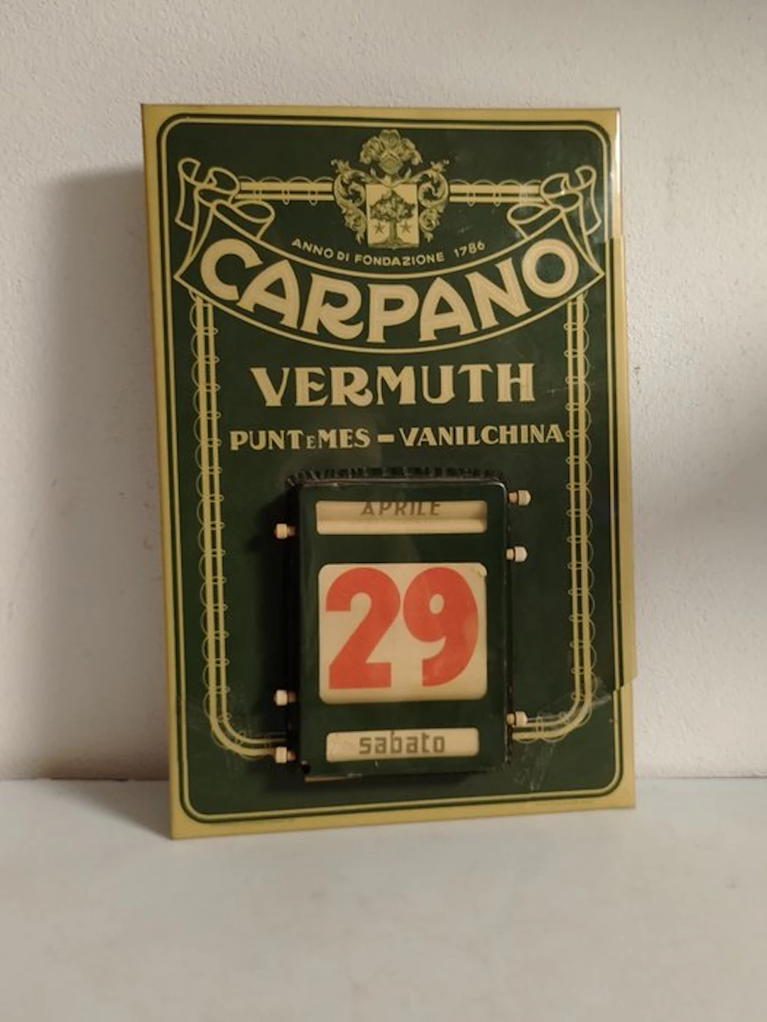 Carpano - 1960s - Advertising sign - Vintage Carpano...