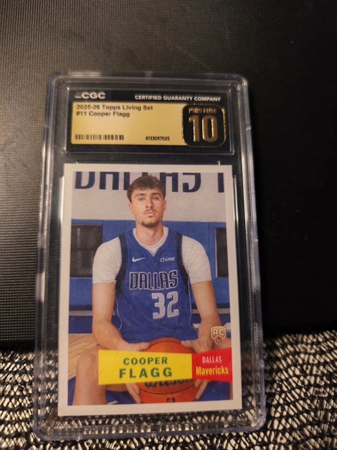 2025/26 Topps Topps Living Set Cooper Flagg Graded card...