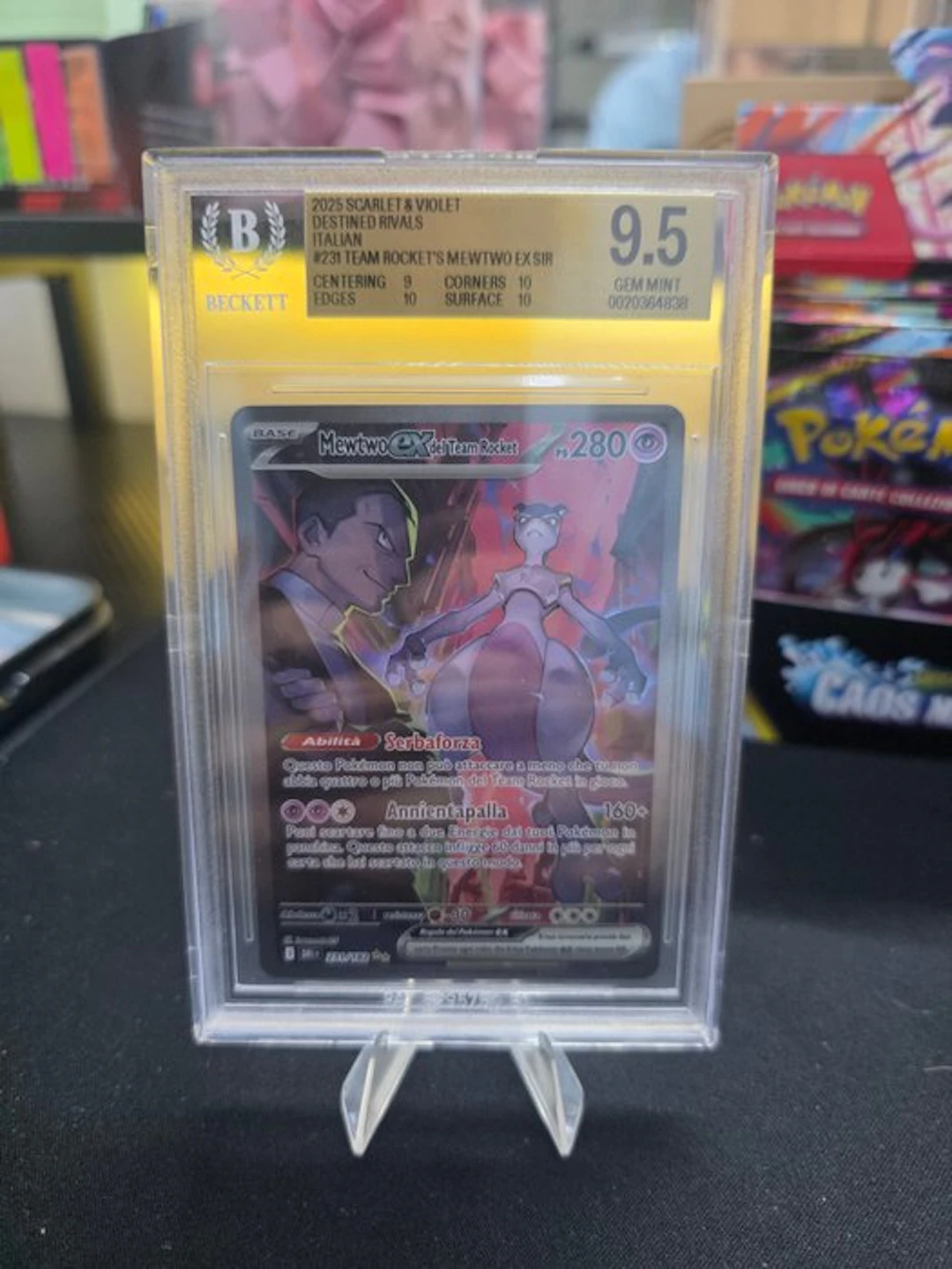 Pokémon - 1 Graded card 231 - Beckett 9.5 - Scarlet & Violet - Destined Rivals