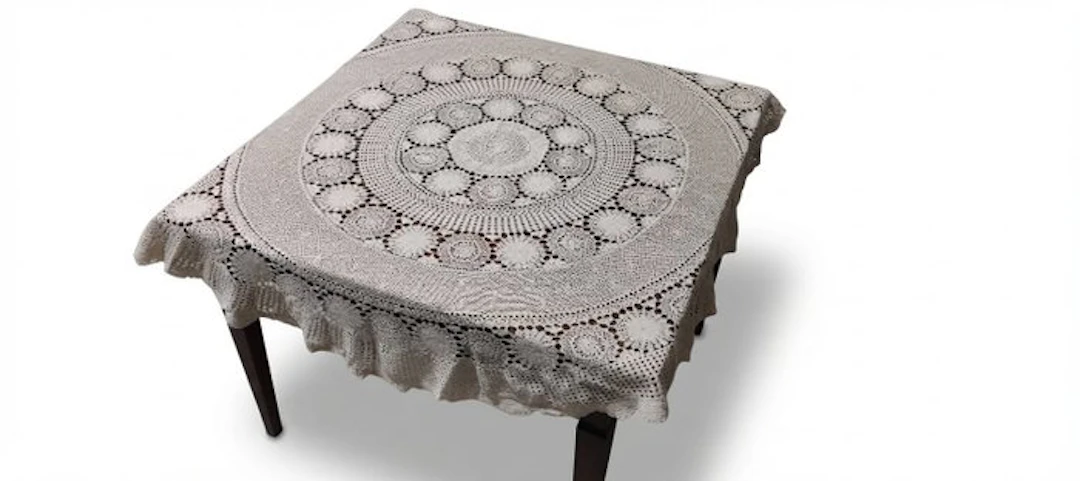 Table cover (2) - 165 cm - 45 cm - Handmade