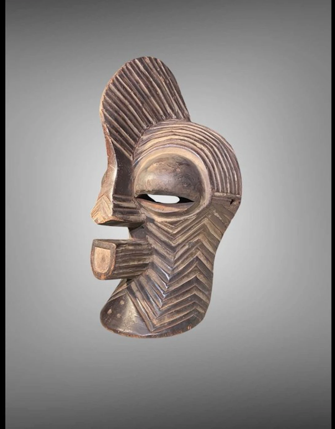 Songye Kifwebe mask, (43 cm) - Kifwebe mask (Songye) - Songye - DR Congo