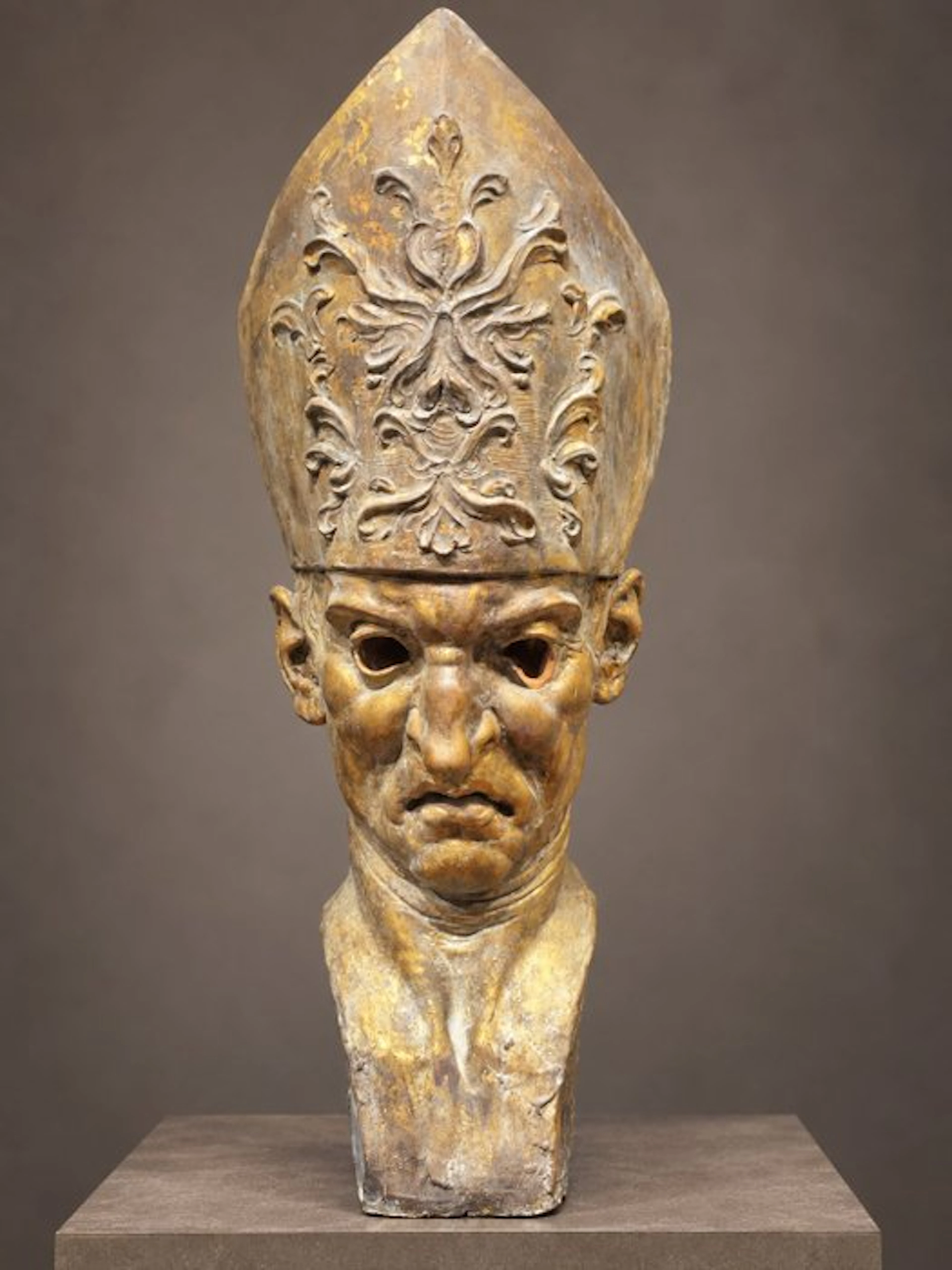Sculpture, Il giudizio - 61 cm - Earthenware