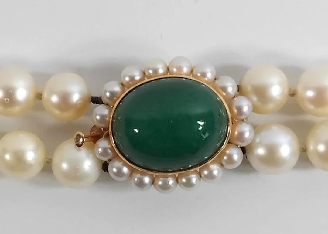 Necklace - 18 kt. Yellow gold Pearl - Pearl