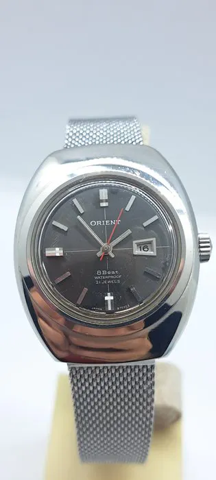 Vntg. Orient 8 Beat Watch VINTAGE ORIENT 8 BEAT WATERPROOF 17 JEWELS STAINLESS STEEL  main image 4