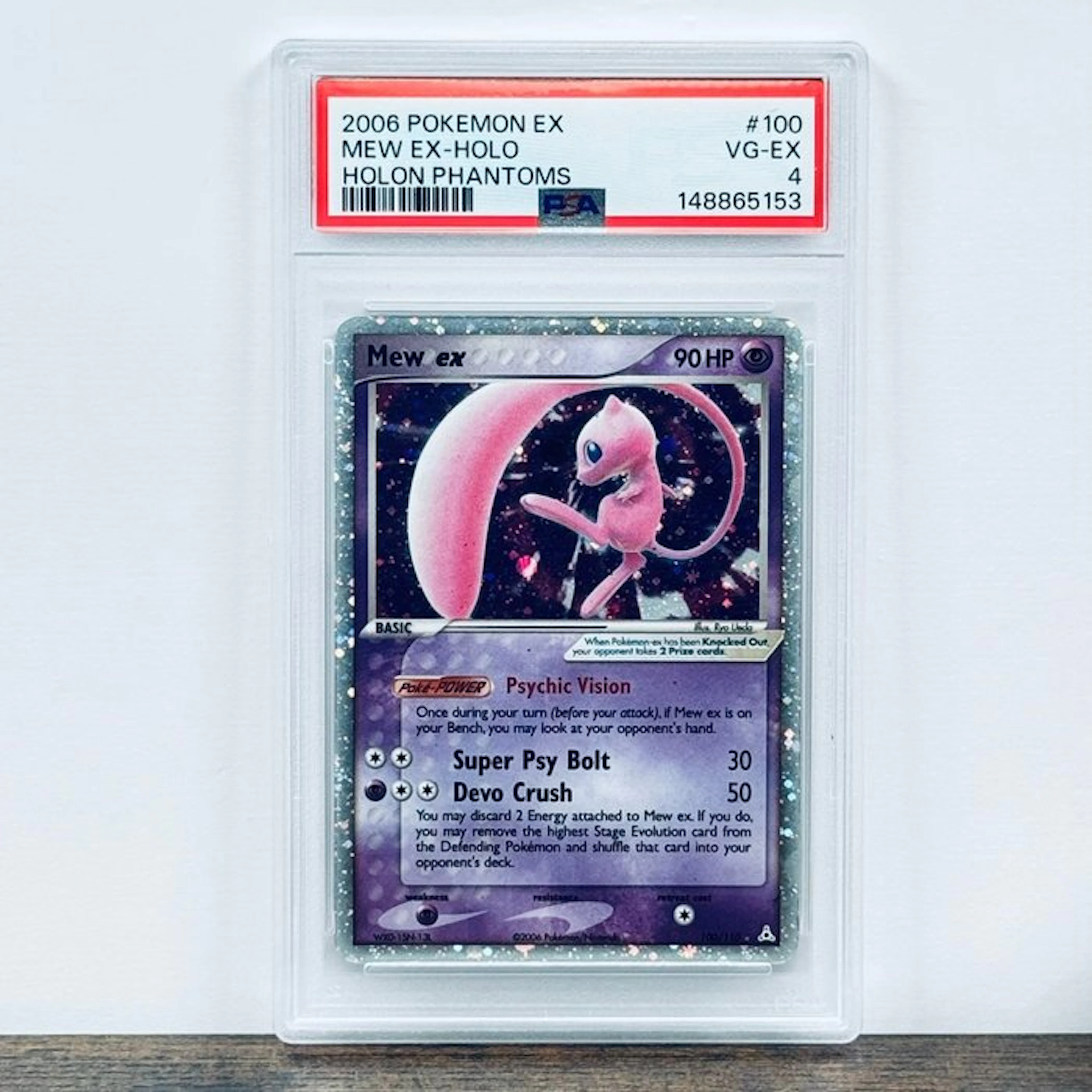 Pokémon Graded card - Mew ex 100 – Pokémon - PSA 4