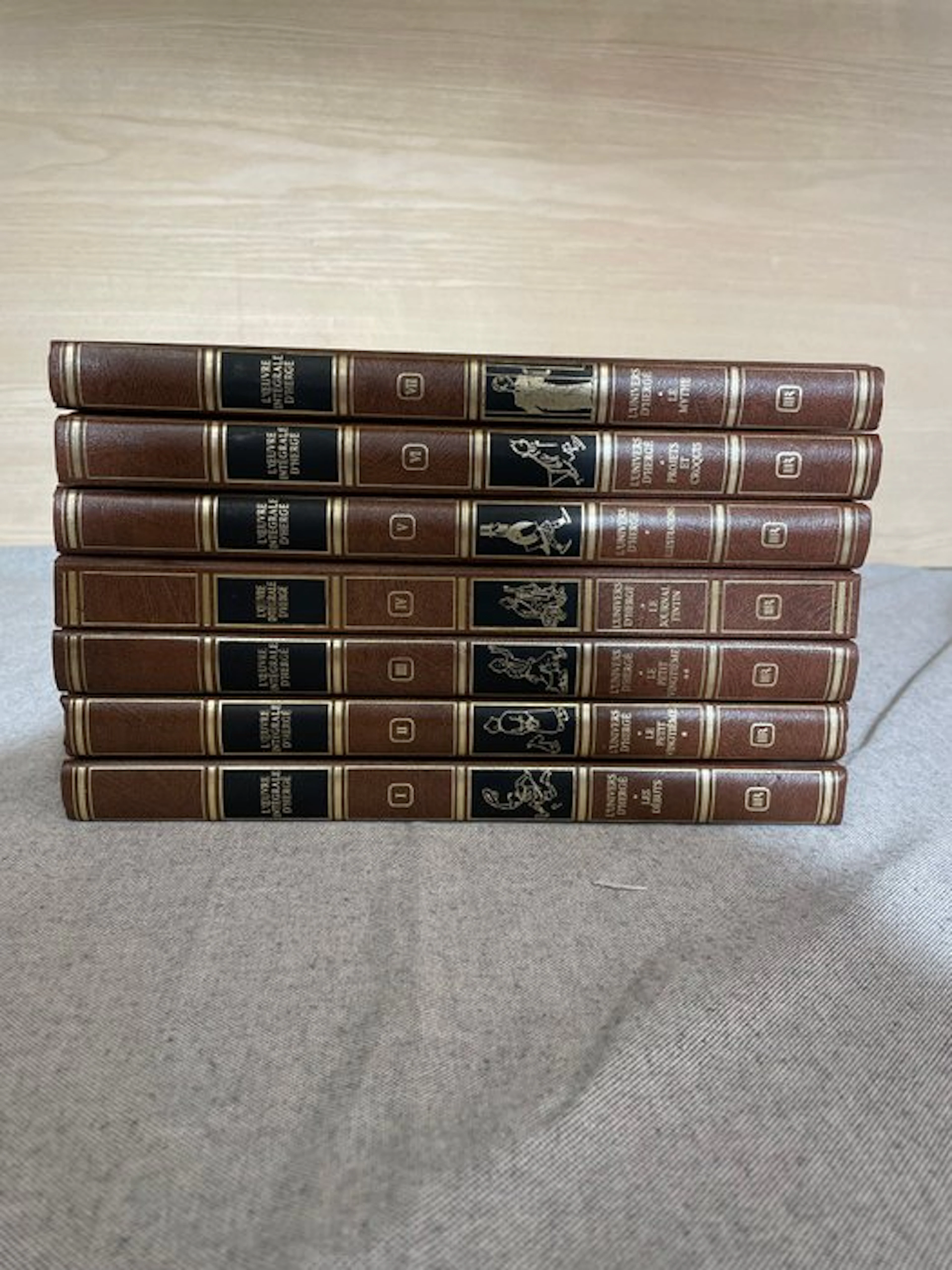L'Univers d'Hergé T1 à T7 - Collection Rombaldi - 7 Album - Reprint - 1986/1989