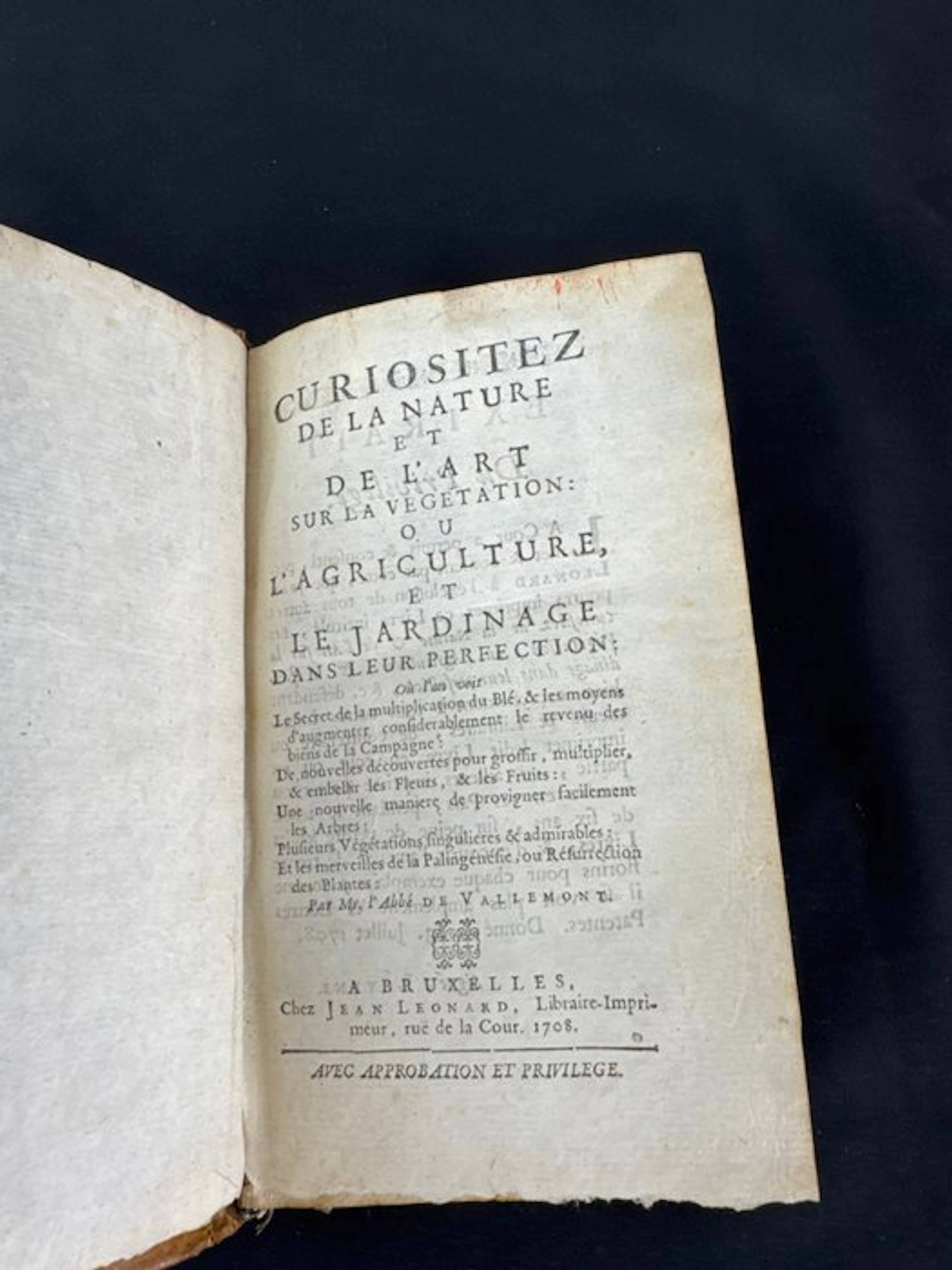 Abbé D. Vallemont - Curiositez de la nature et de l'art...