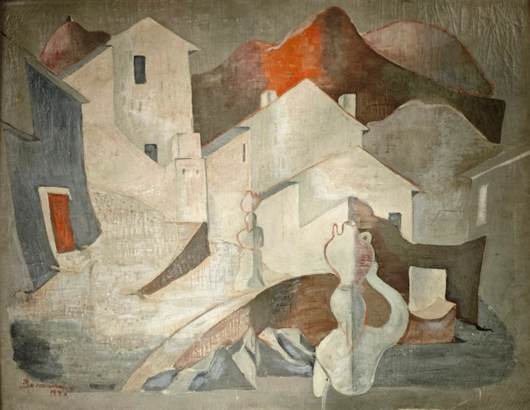 Walter Pursel Bohanan (1904–1974) - Paysage urbain moderniste