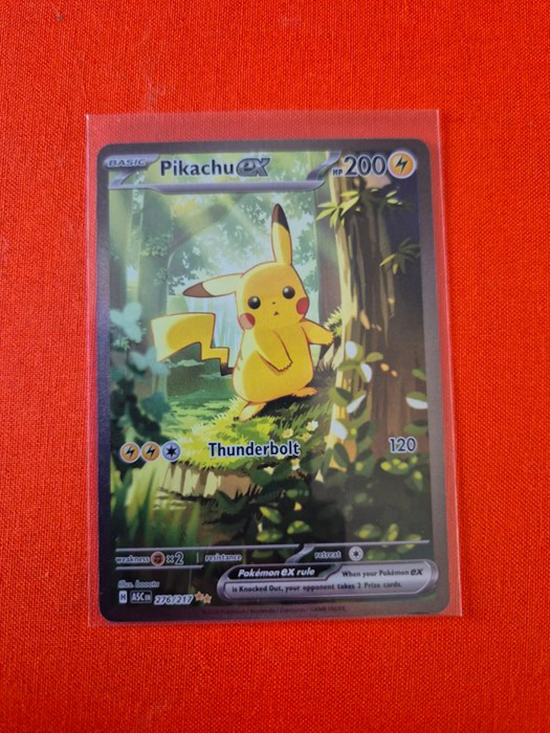 Pokémon - 1 Card - Pikachu 276/217 Secret rare - Mega Evolution