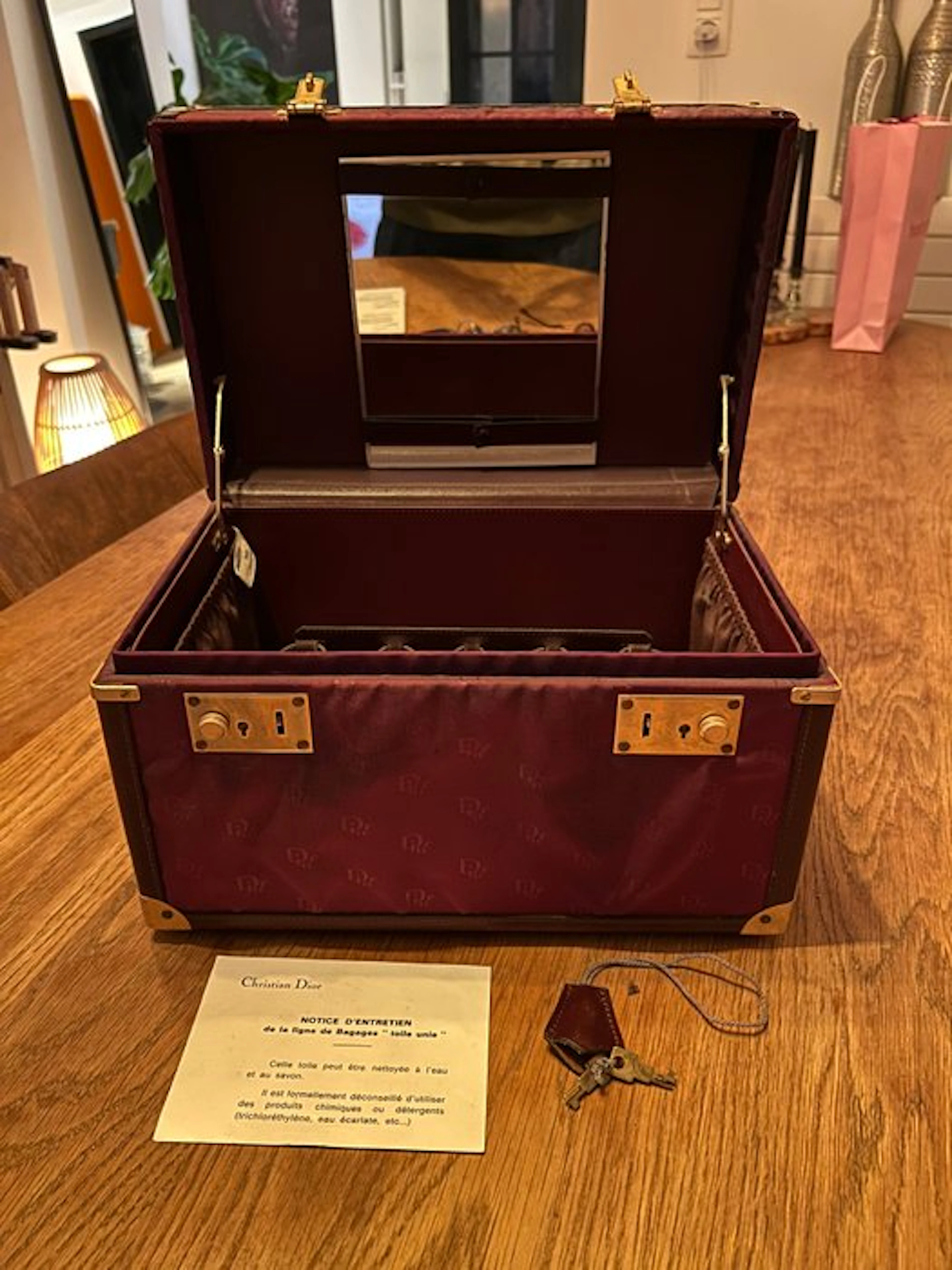 Christian Dior - Christian Dior - Beauty case - Leather, Textile -