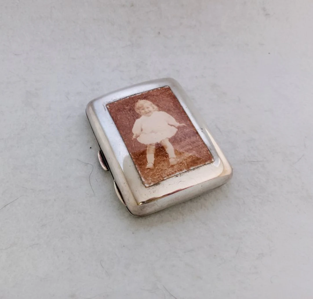 Unique Picture - Box - .925 silver, Enamel