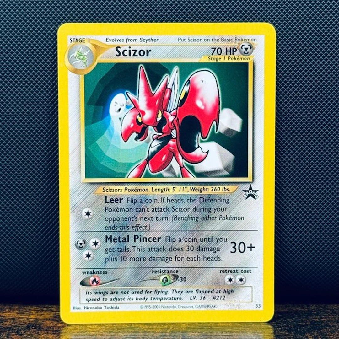 Pokémon Card - Scizor Black Star Promo 33 – Pokémon