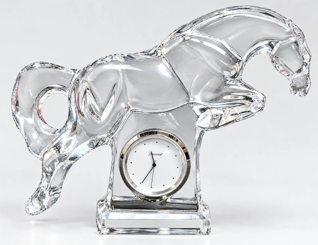 Console clock - Baccarat - Crystal - 2000-2010