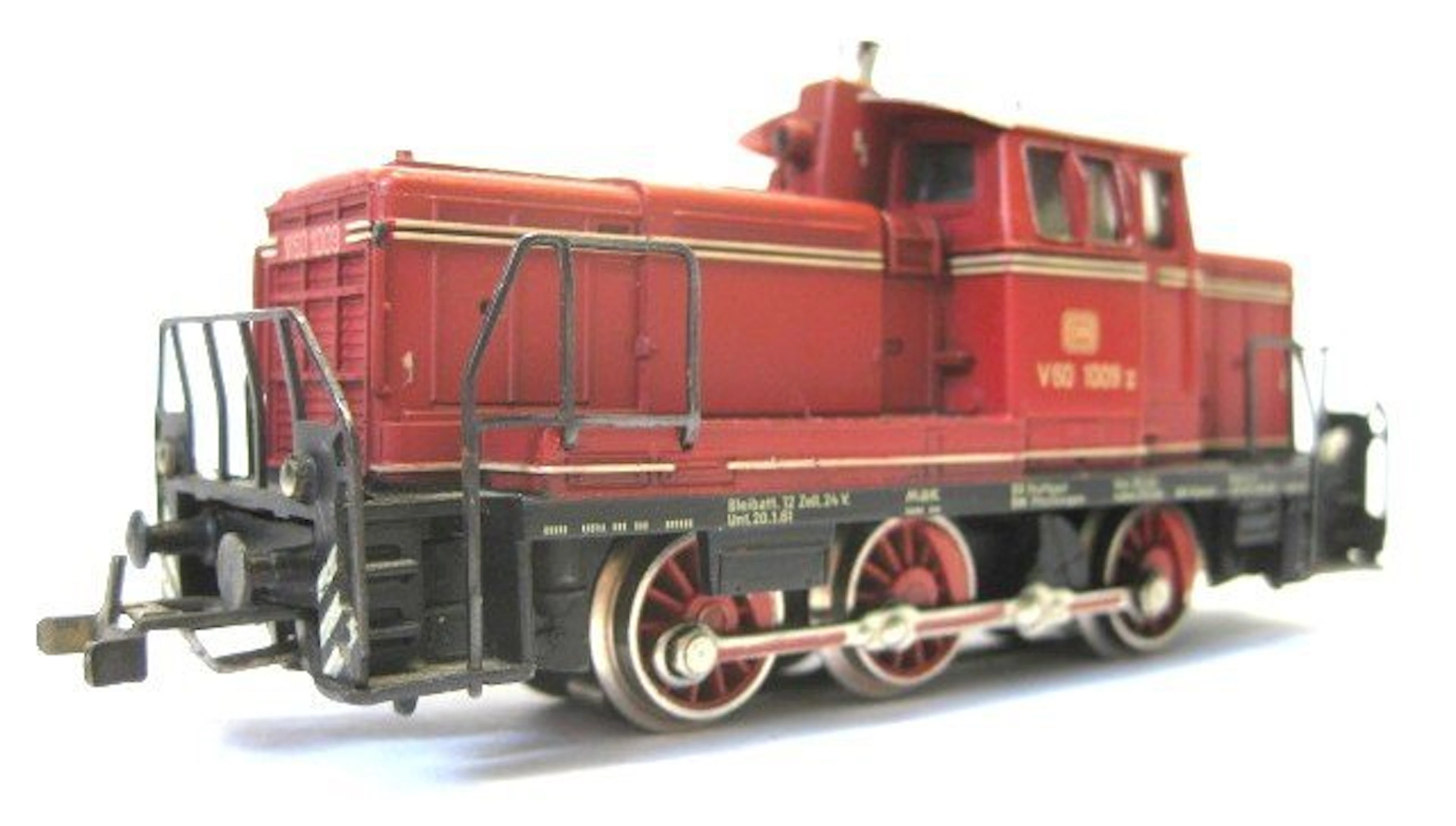 Märklin H0 - 3065 - Diesel locomotive (1) - DieselLoc V60 DB with telex - DB