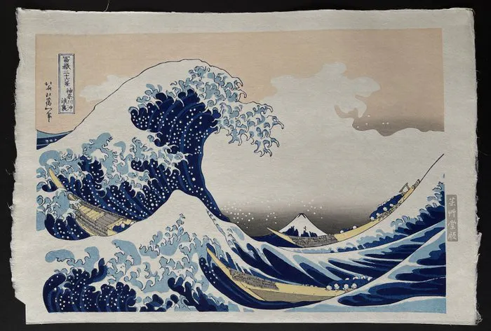 The Great Wave off Kanagawa - Katsushika Hokusai...