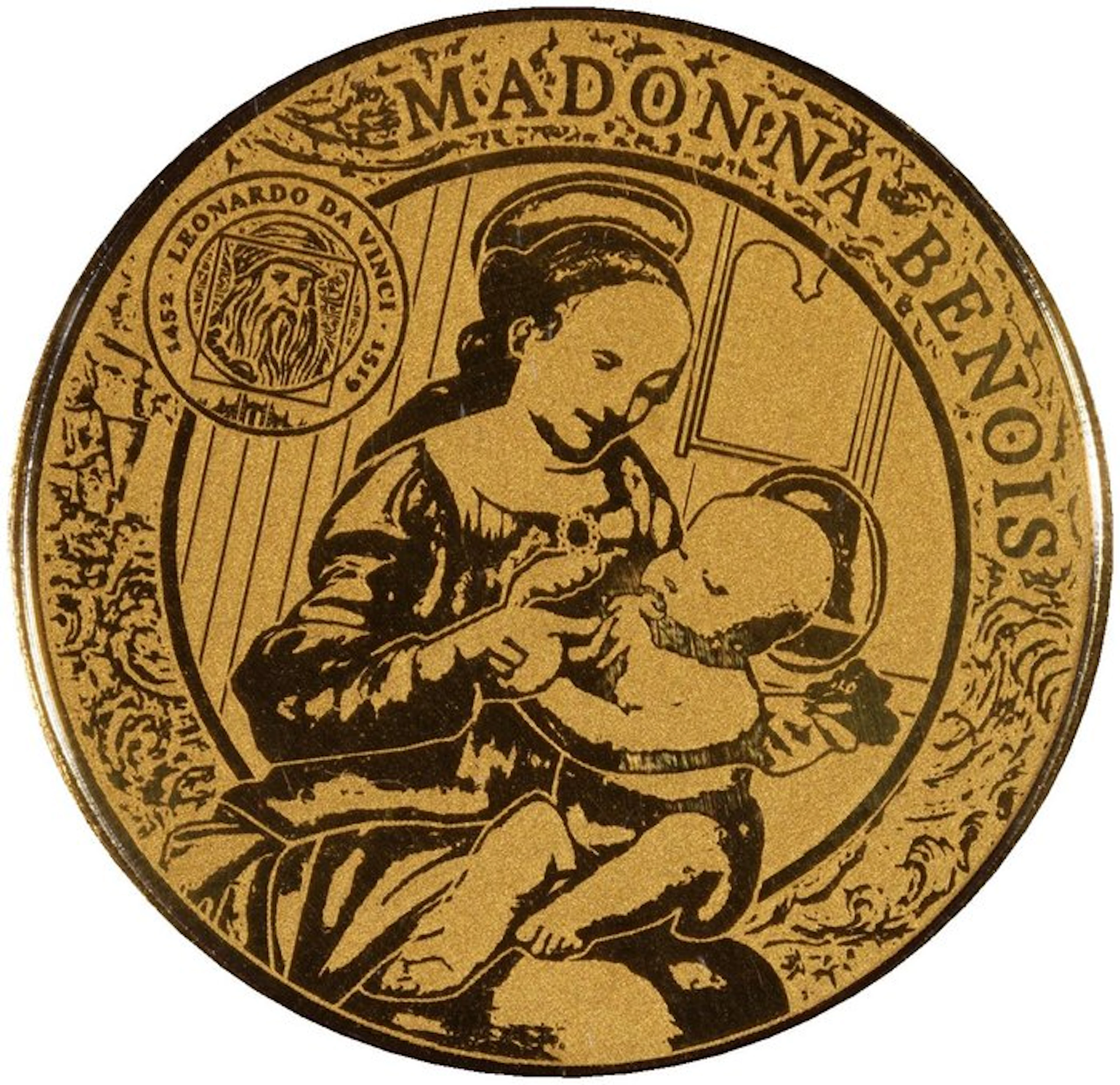 Togo. 1500 francs CFA 2022 – Leonardo da Vinci’s Benois Madonna – .999 gold