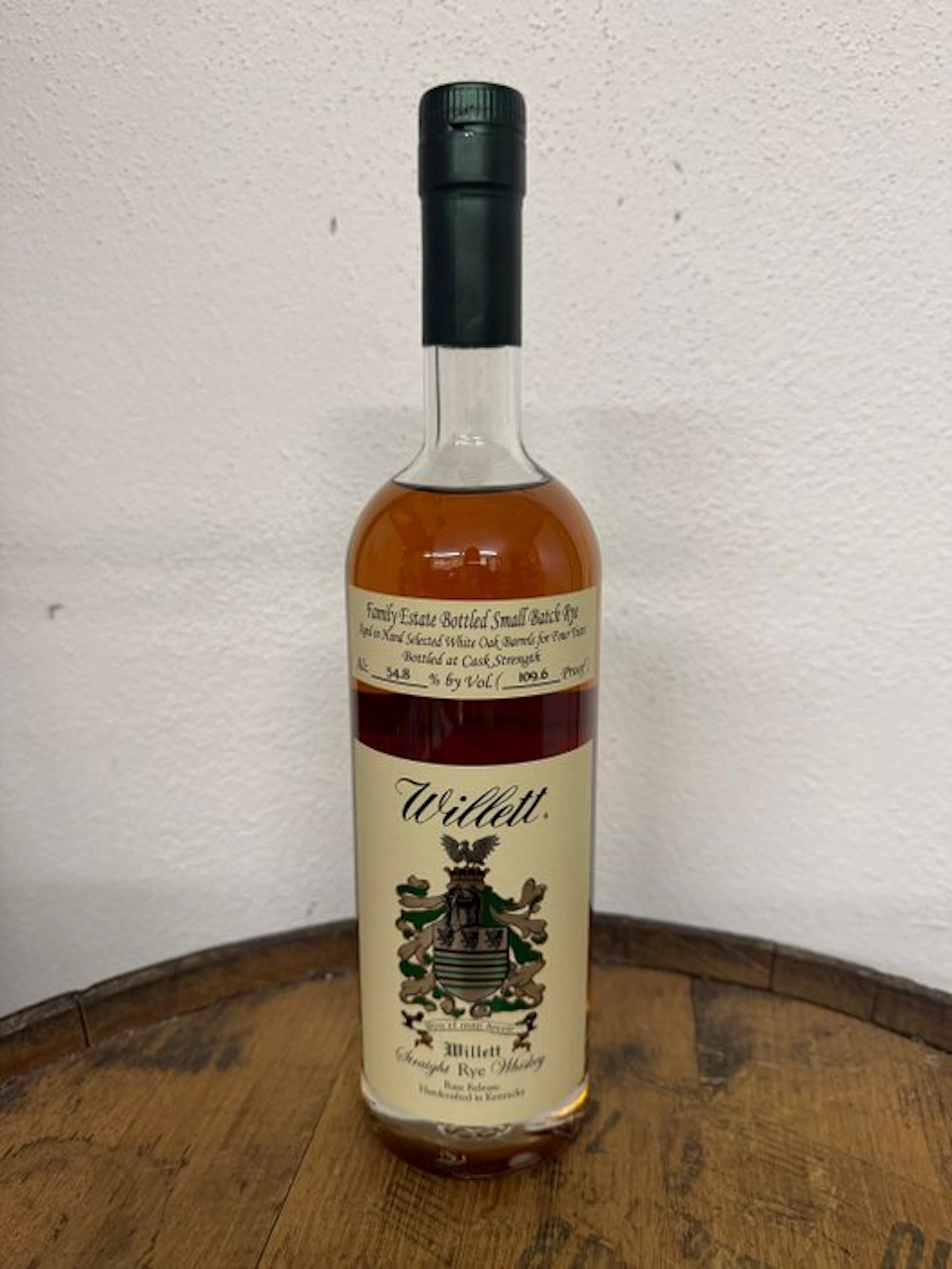 Willett 4 years old Small Batch Rye - Cask Strength - 109.6 Proof - 700ml