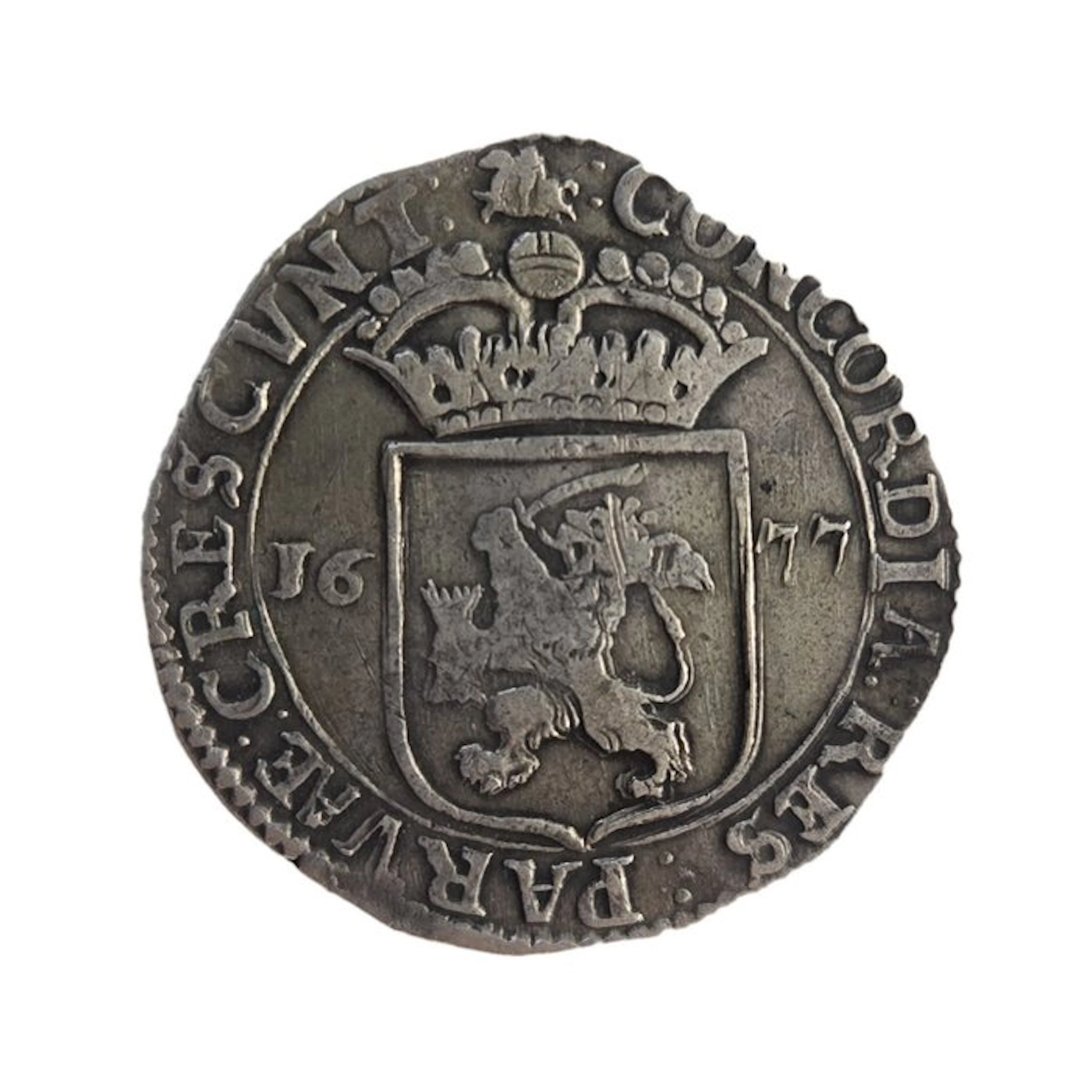 Netherlands, Kampen Zilveren Dukaat 1677 (RRR)