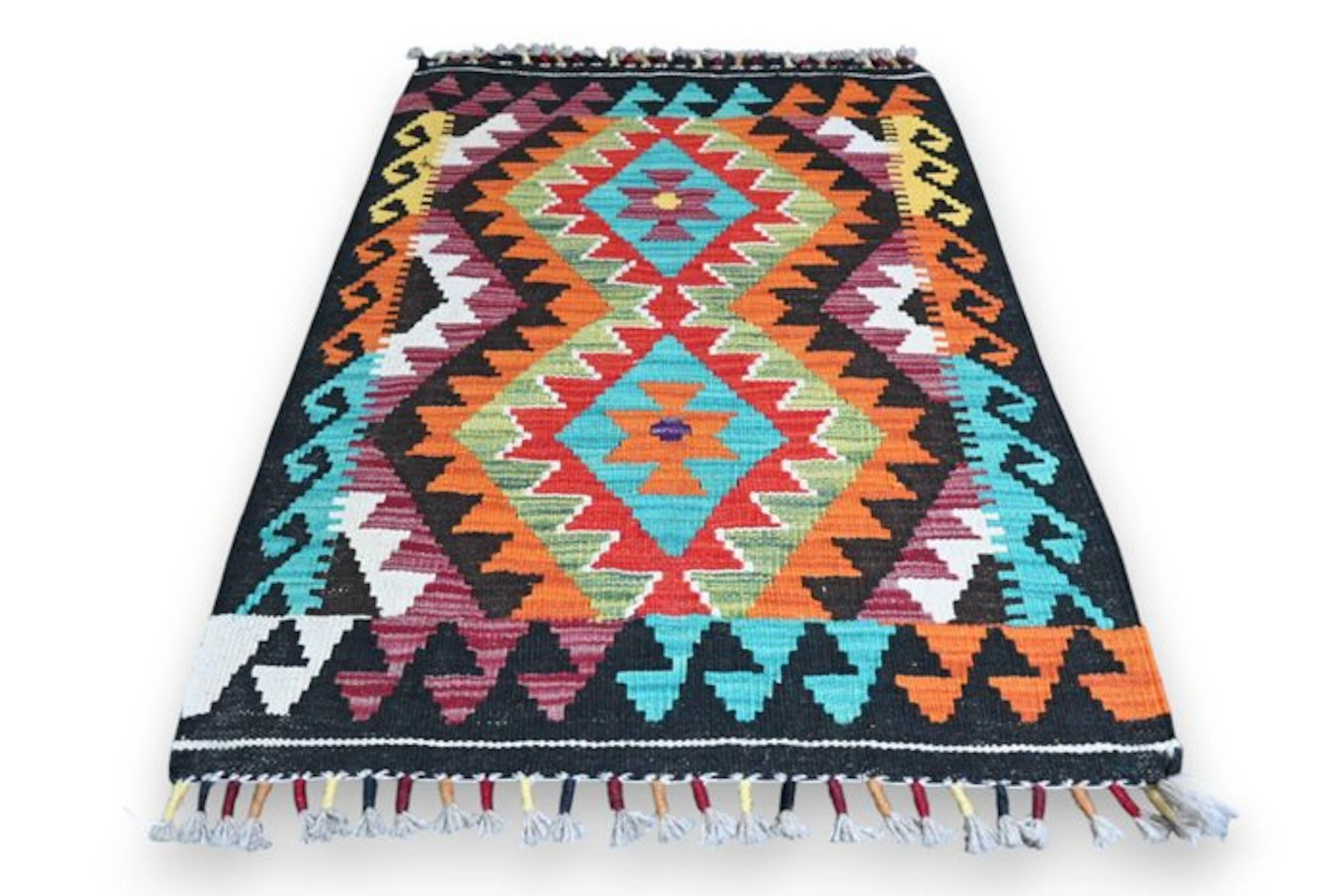 No reserve! Colorful kilim - Rug - 90 cm - 60 cm - unused & handmade
