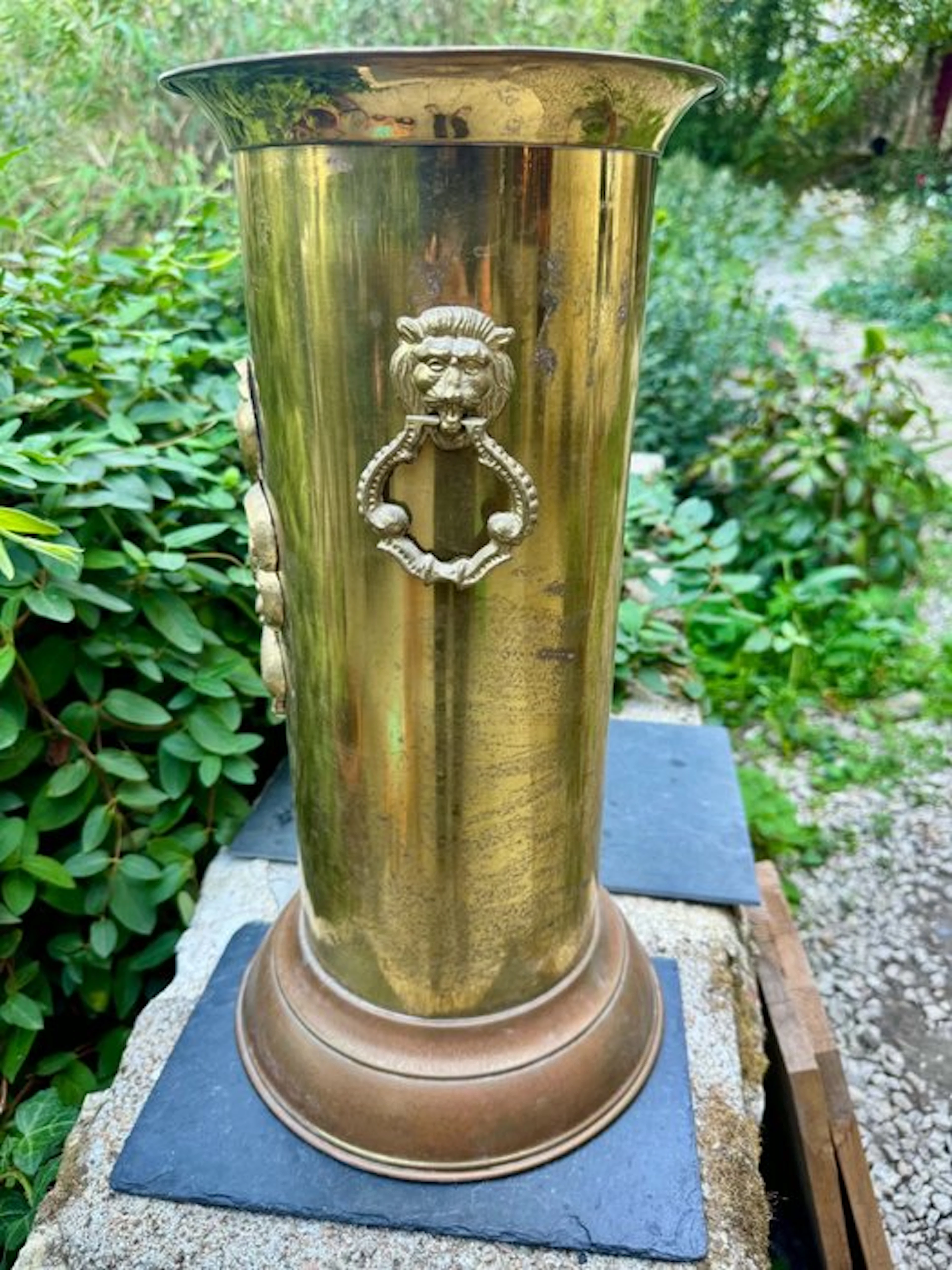 Umbrella stand/rack - Brass - Baroque