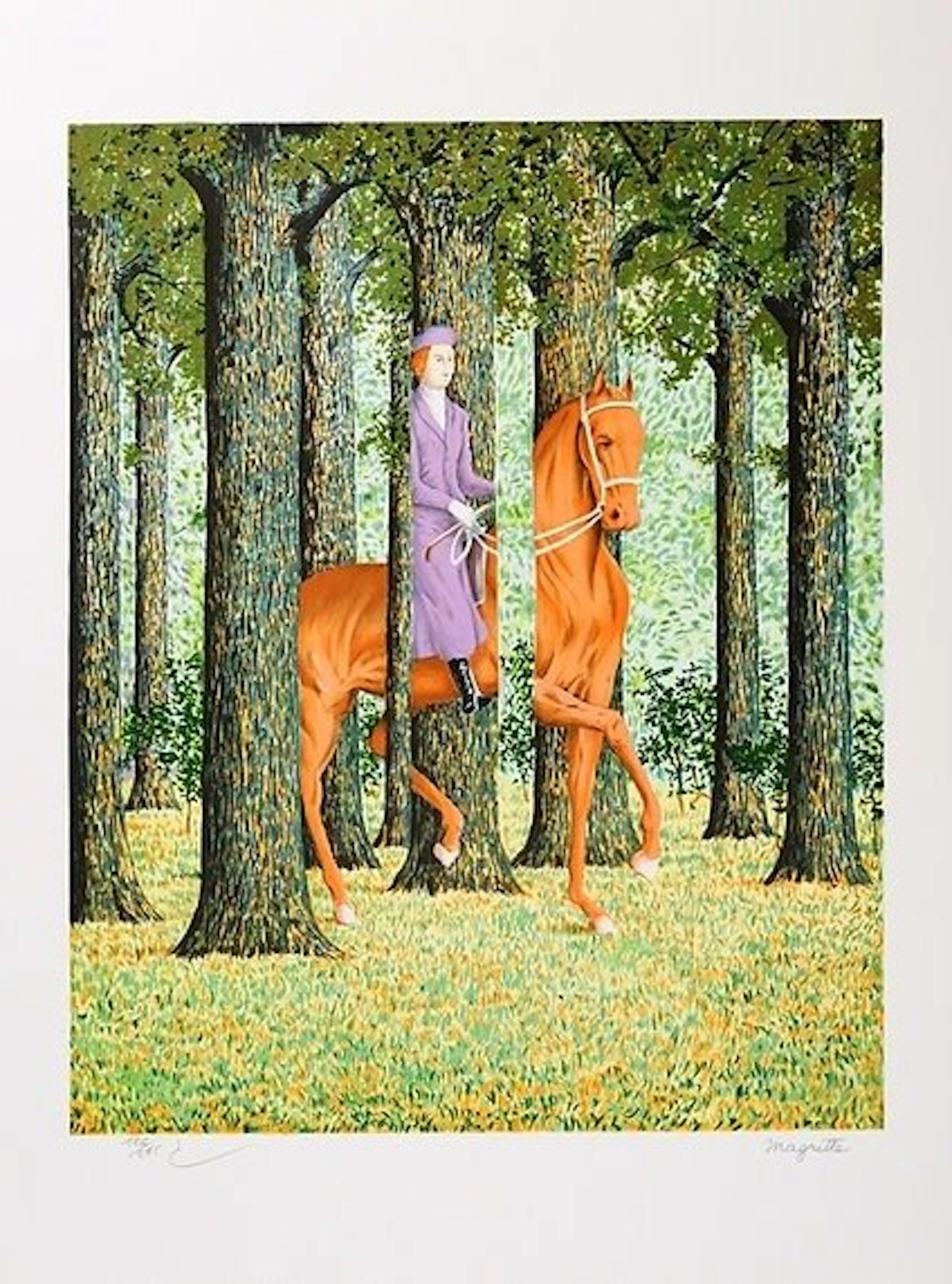 René Magritte (after) - Le Blanc-Seing
