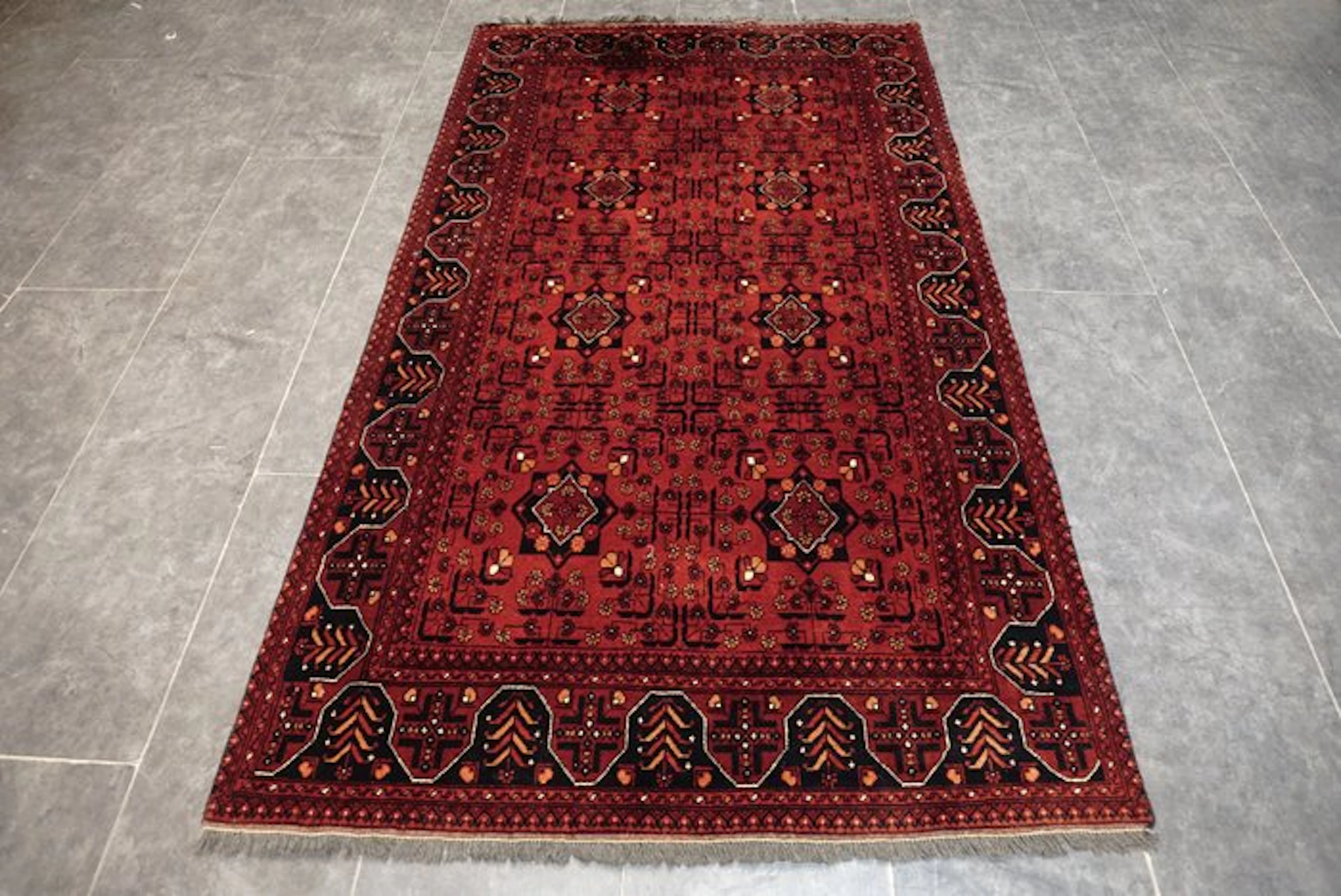 Afghan - Carpet - 195 cm - 120 cm