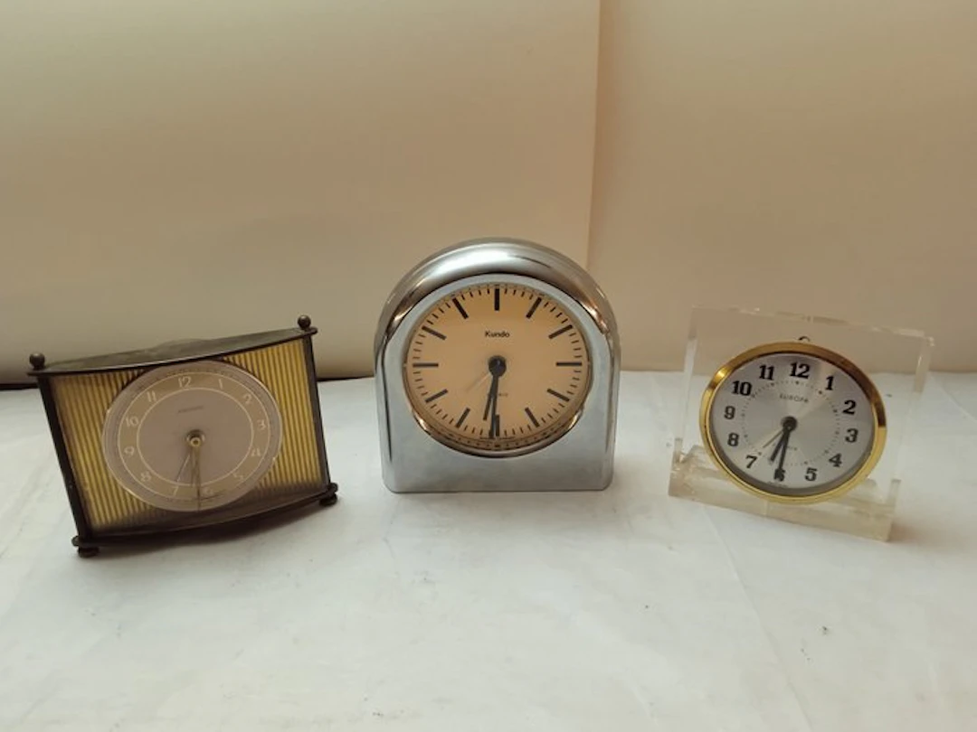 Alarm clock (3) - Mid-century modern Metal